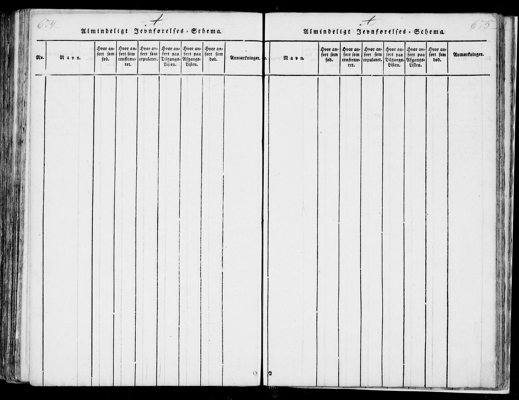 Sande Kirkebøker, AV/SAKO-A-53/F/Fa/L0003: Parish register (official) no. 3, 1814-1847, p. 674-675