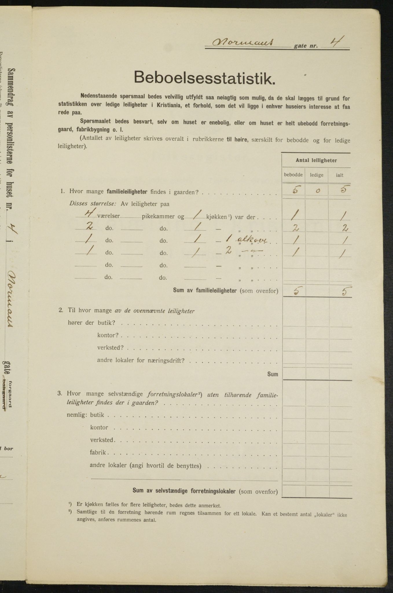 OBA, Municipal Census 1913 for Kristiania, 1913, p. 73523