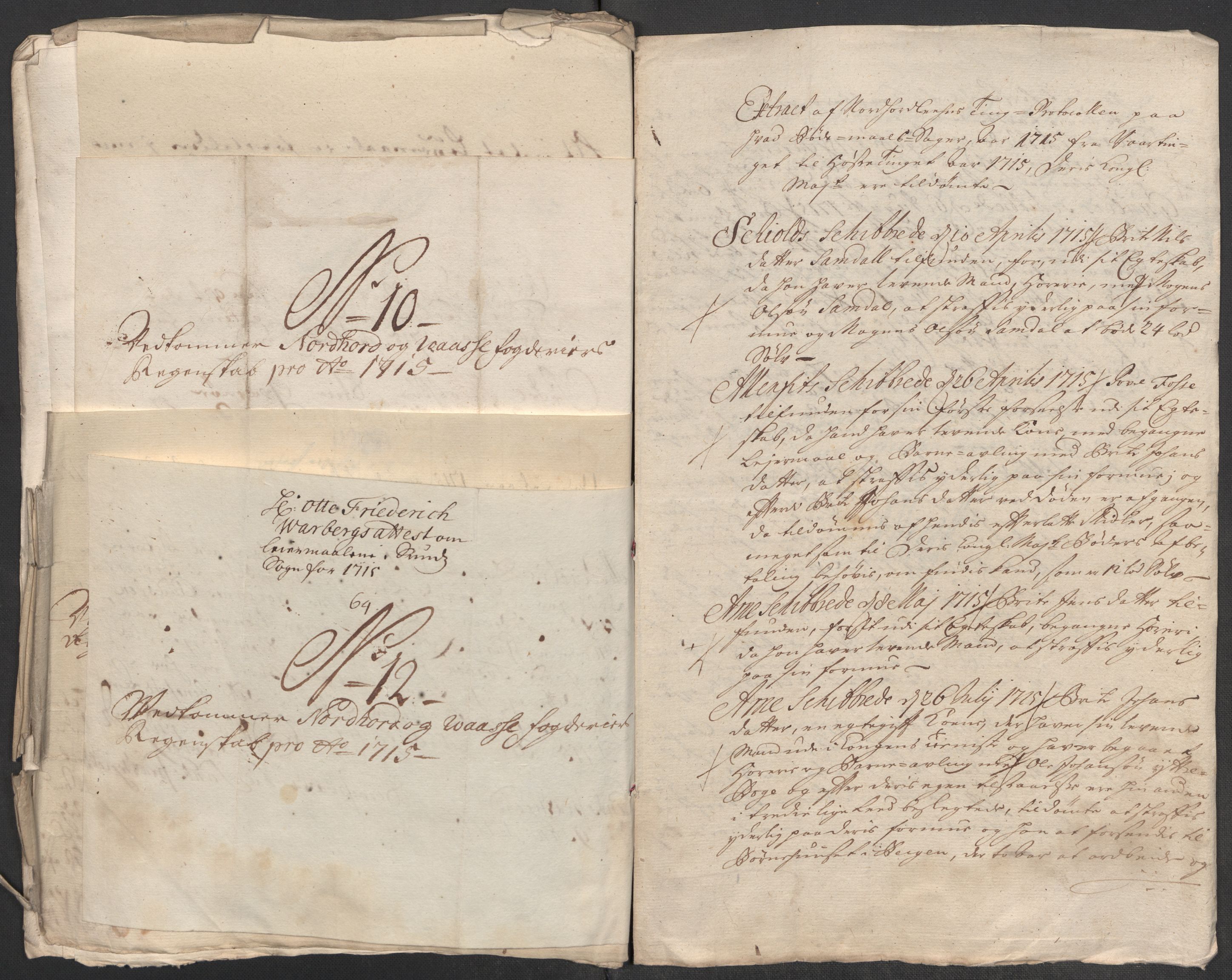 Rentekammeret inntil 1814, Reviderte regnskaper, Fogderegnskap, AV/RA-EA-4092/R51/L3198: Fogderegnskap Nordhordland og Voss, 1715, p. 117