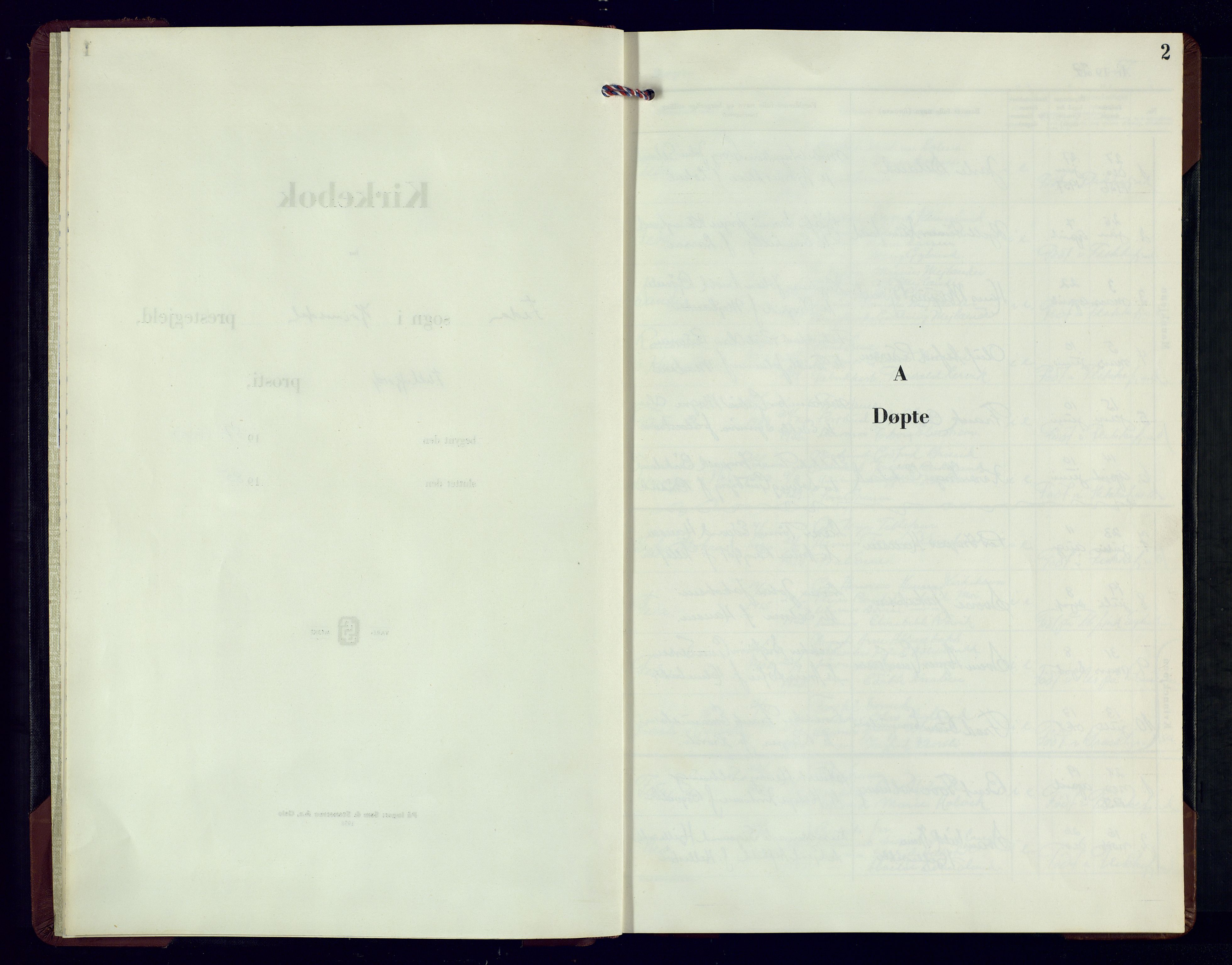 Kvinesdal sokneprestkontor, SAK/1111-0026/F/Fb/Fba/L0007: Parish register (copy) no. B 7, 1955-1985, p. 2