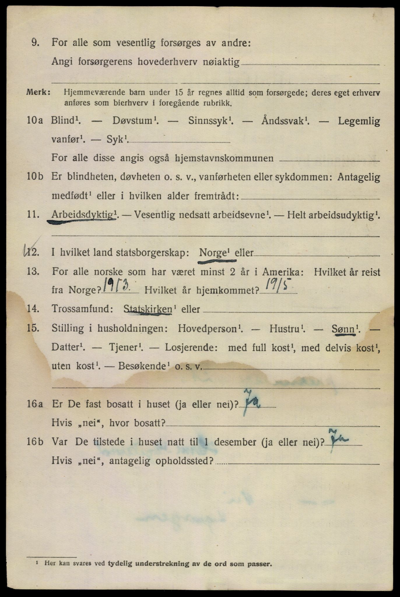 SAO, 1920 census for Kristiania, 1920, p. 223032