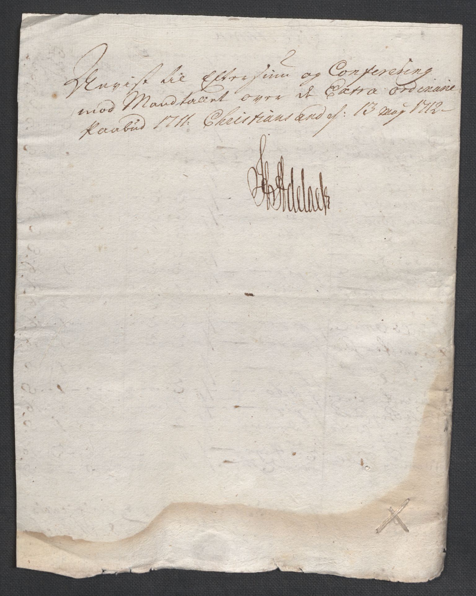 Rentekammeret inntil 1814, Reviderte regnskaper, Fogderegnskap, AV/RA-EA-4092/R39/L2319: Fogderegnskap Nedenes, 1710-1711, p. 488