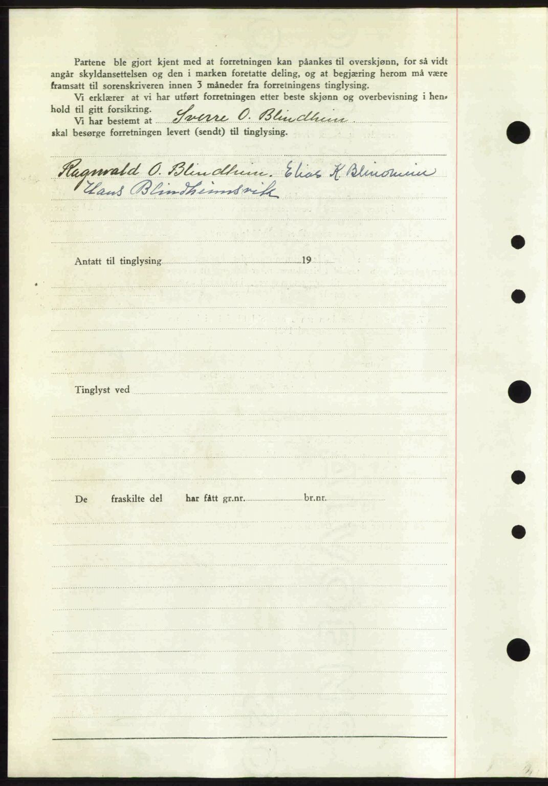 Nordre Sunnmøre sorenskriveri, AV/SAT-A-0006/1/2/2C/2Ca: Mortgage book no. A32, 1949-1949, Diary no: : 2620/1949