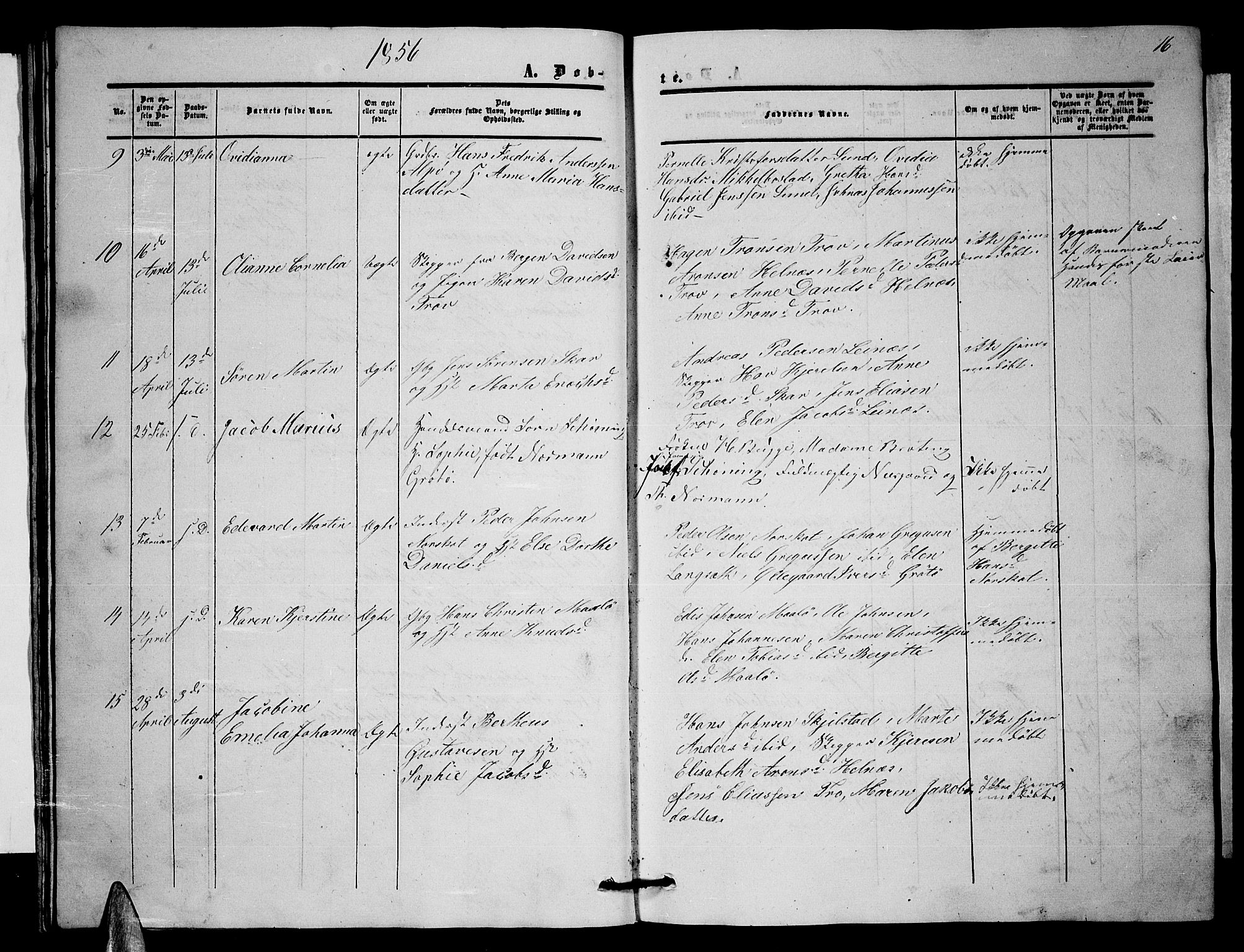 Ministerialprotokoller, klokkerbøker og fødselsregistre - Nordland, SAT/A-1459/857/L0827: Parish register (copy) no. 857C02, 1852-1879, p. 16