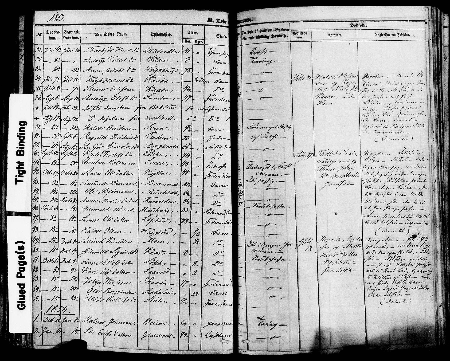 Sauherad kirkebøker, SAKO/A-298/F/Fa/L0007: Parish register (official) no. I 7, 1851-1873, p. 184