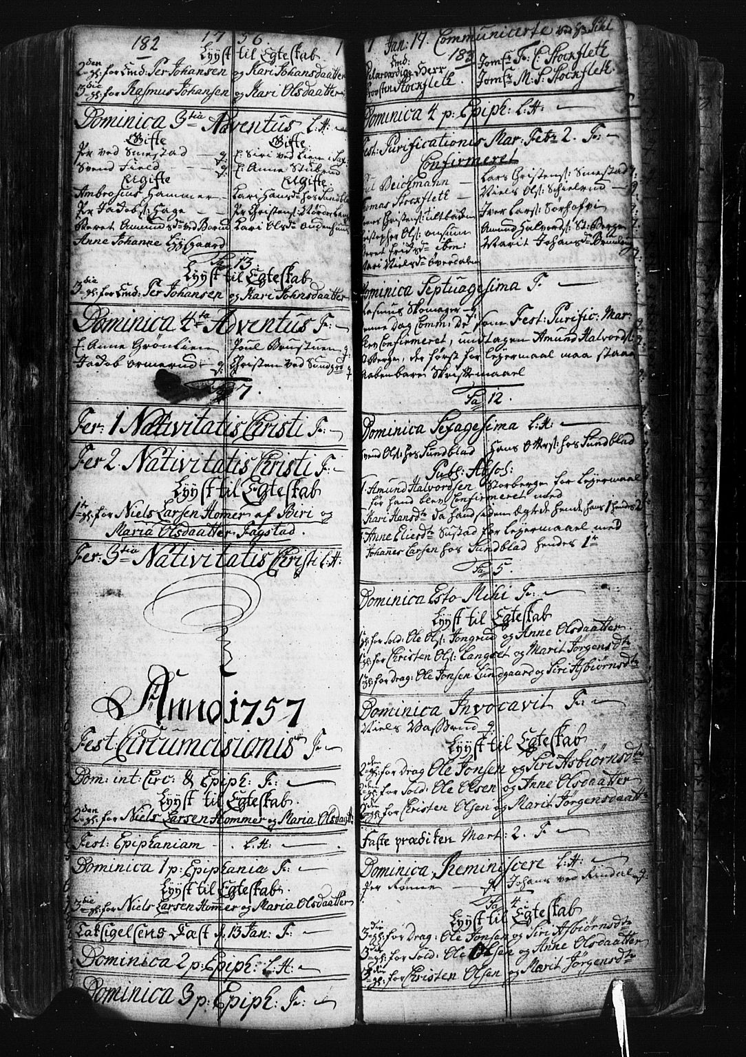 Fåberg prestekontor, SAH/PREST-086/H/Ha/Hab/L0001: Parish register (copy) no. 1, 1727-1767, p. 182-183