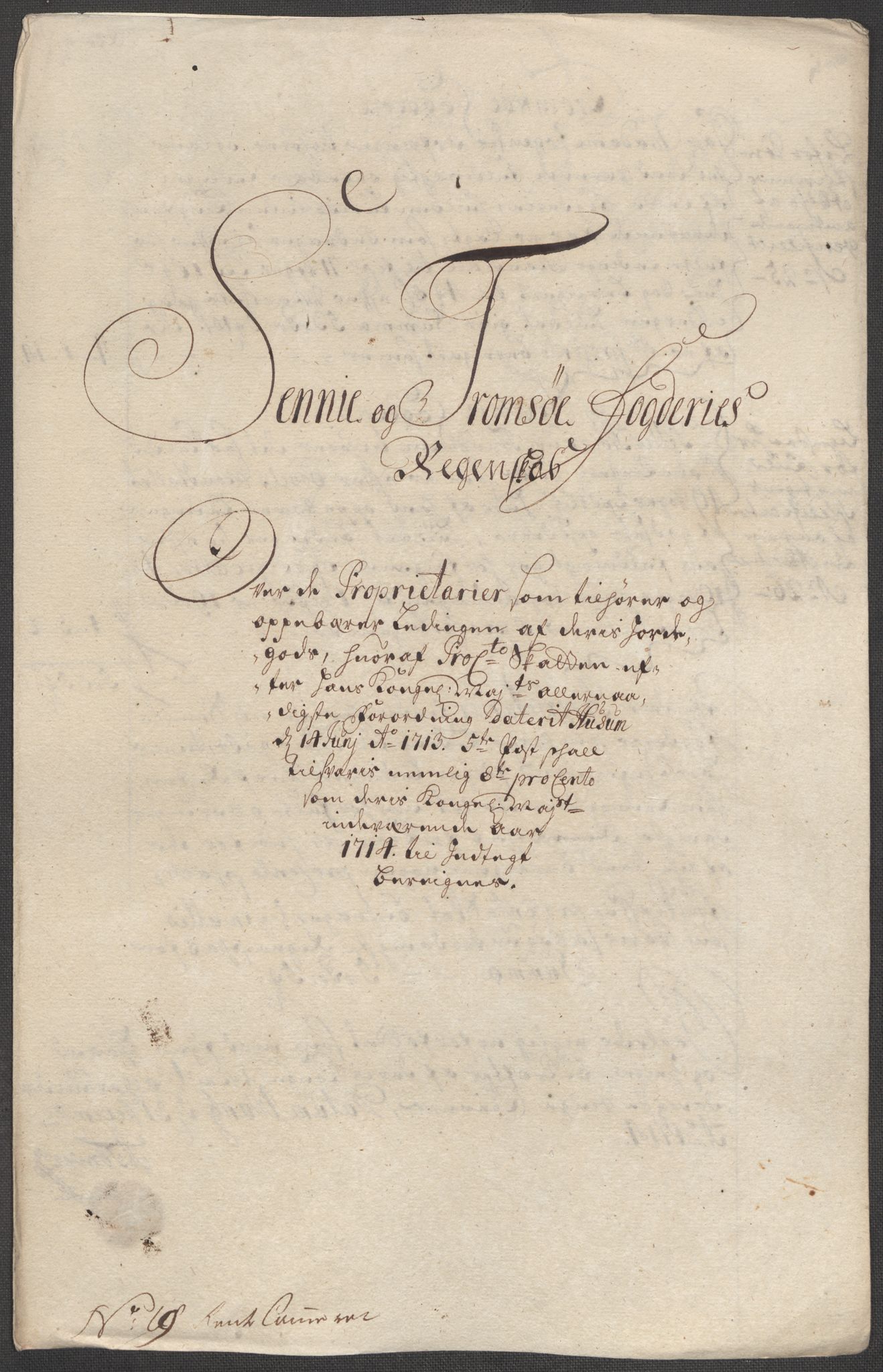 Rentekammeret inntil 1814, Reviderte regnskaper, Fogderegnskap, AV/RA-EA-4092/R68/L4760: Fogderegnskap Senja og Troms, 1714, p. 178
