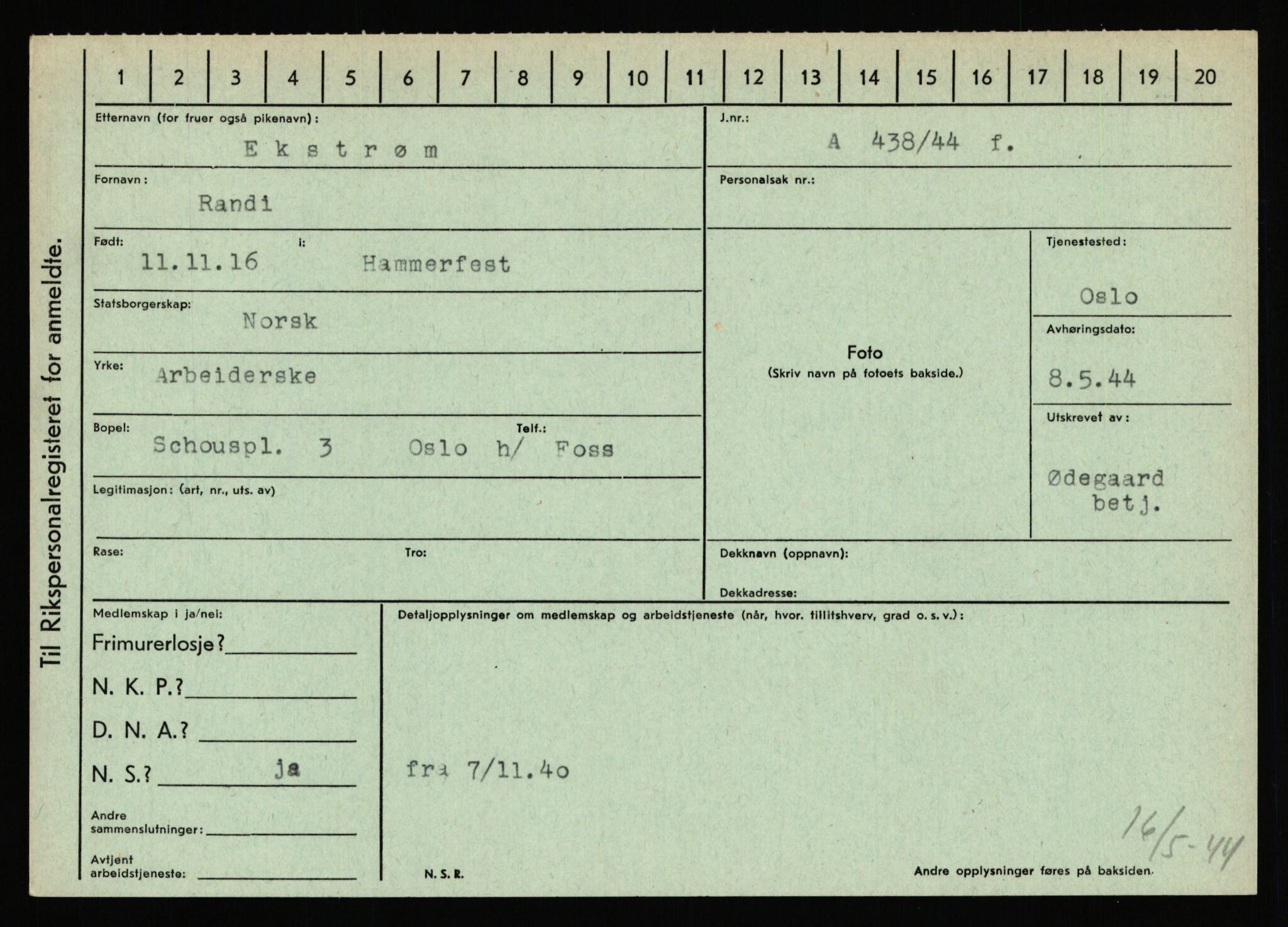 Statspolitiet - Hovedkontoret / Osloavdelingen, AV/RA-S-1329/C/Ca/L0004: Eid - funn av gjenstander	, 1943-1945, p. 488