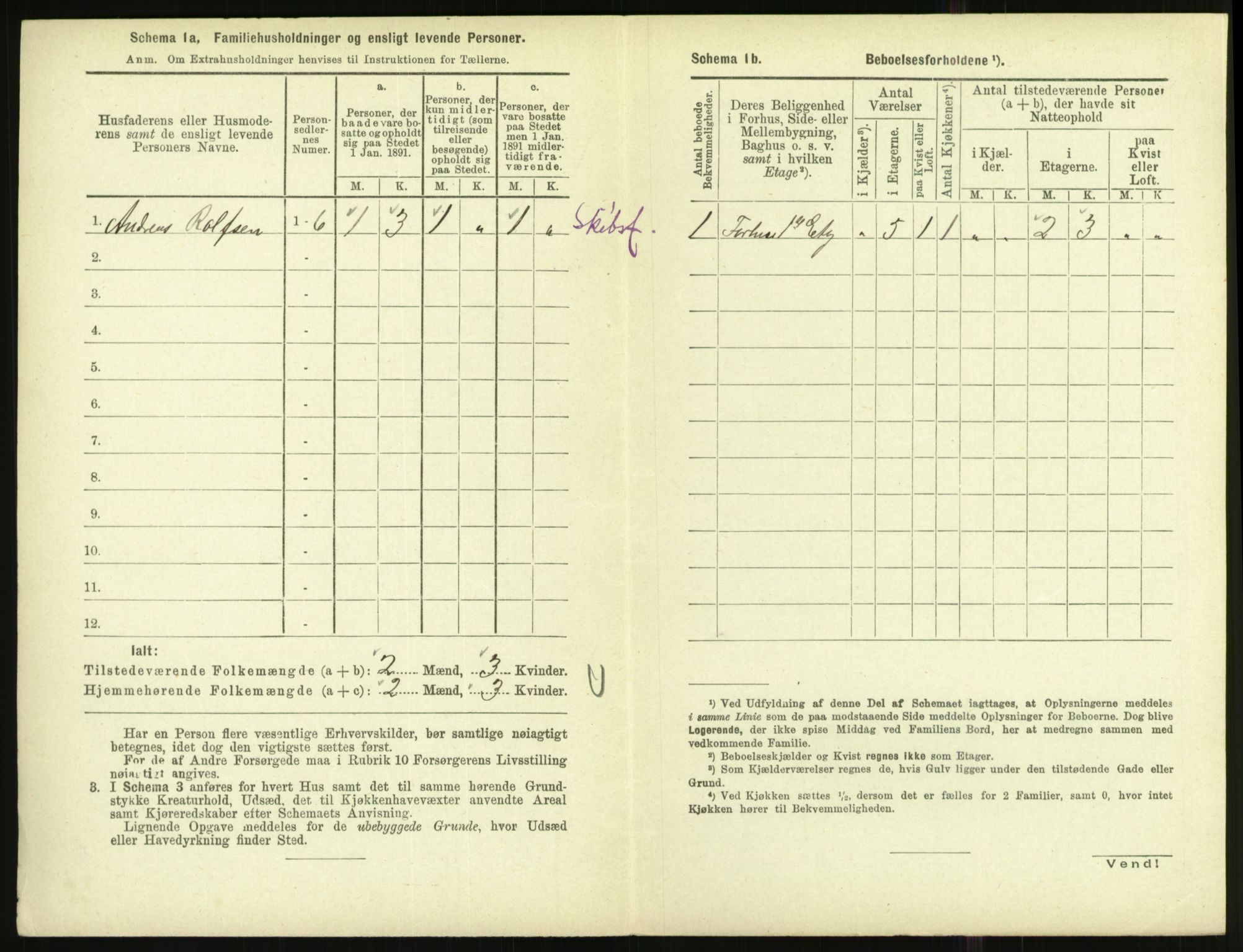 RA, 1891 census for 1002 Mandal, 1891, p. 1260