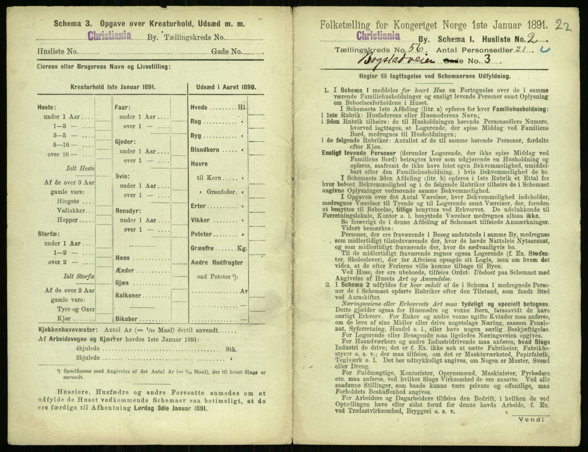 RA, 1891 census for 0301 Kristiania, 1891, p. 30194