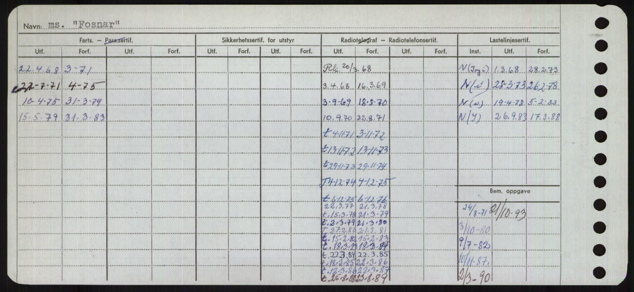 Sjøfartsdirektoratet med forløpere, Skipsmålingen, RA/S-1627/H/Ha/L0003/0001: Fartøy, Hilm-Mar / Fartøy, Hilm-Kol, p. 56