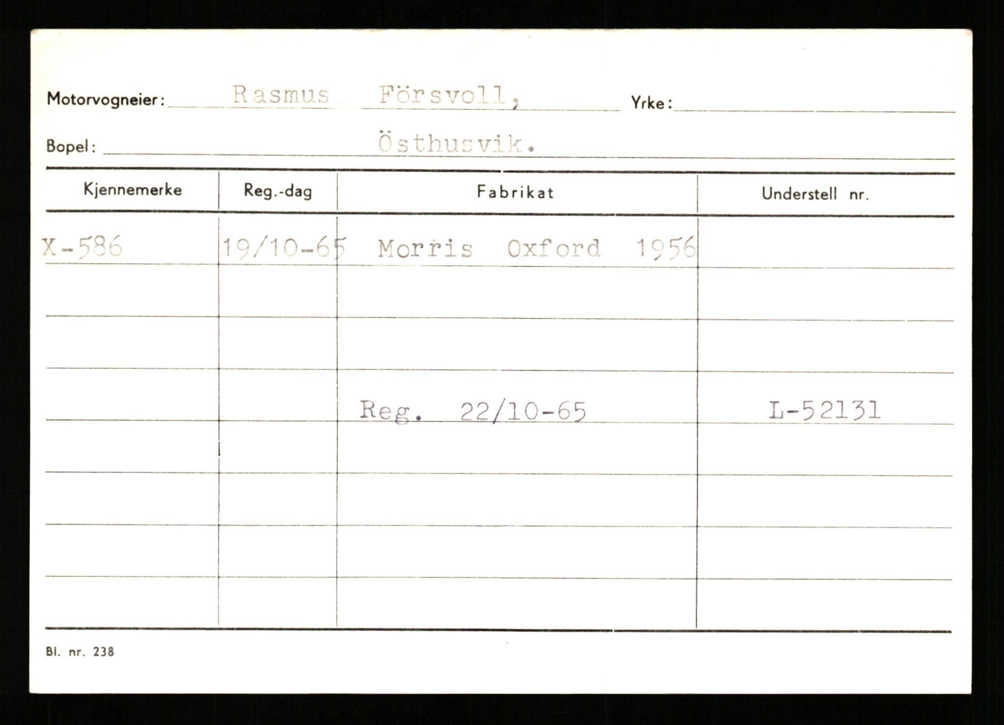 Stavanger trafikkstasjon, AV/SAST-A-101942/0/G/L0001: Registreringsnummer: 0 - 5782, 1930-1971, p. 343