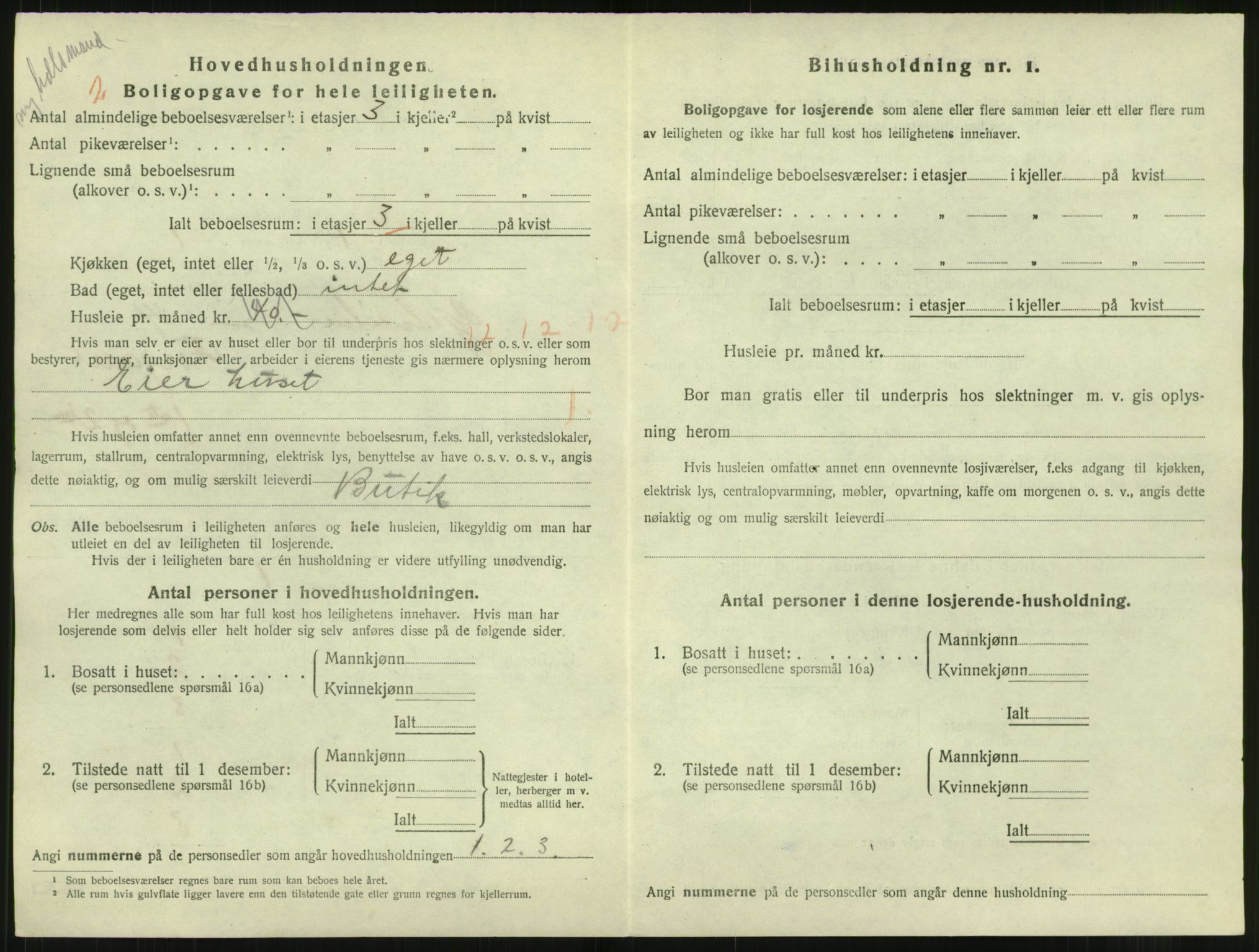 SAT, 1920 census for Trondheim, 1920, p. 12869