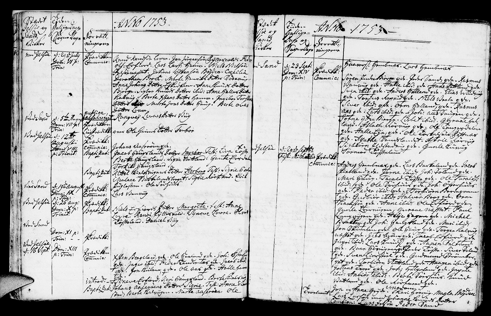 Jelsa sokneprestkontor, AV/SAST-A-101842/01/IV: Parish register (official) no. A 2, 1753-1767