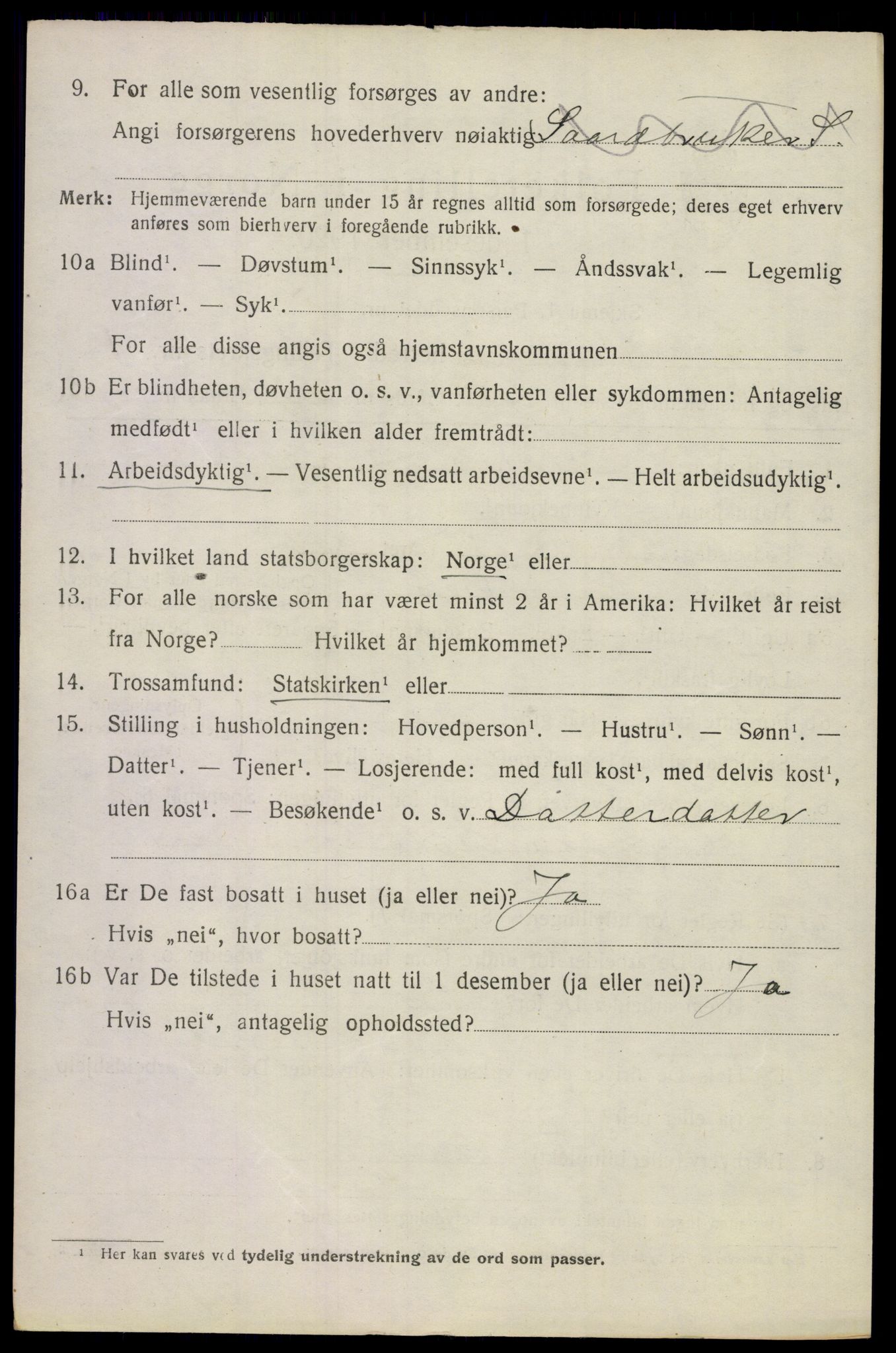 SAKO, 1920 census for Ramnes, 1920, p. 1453