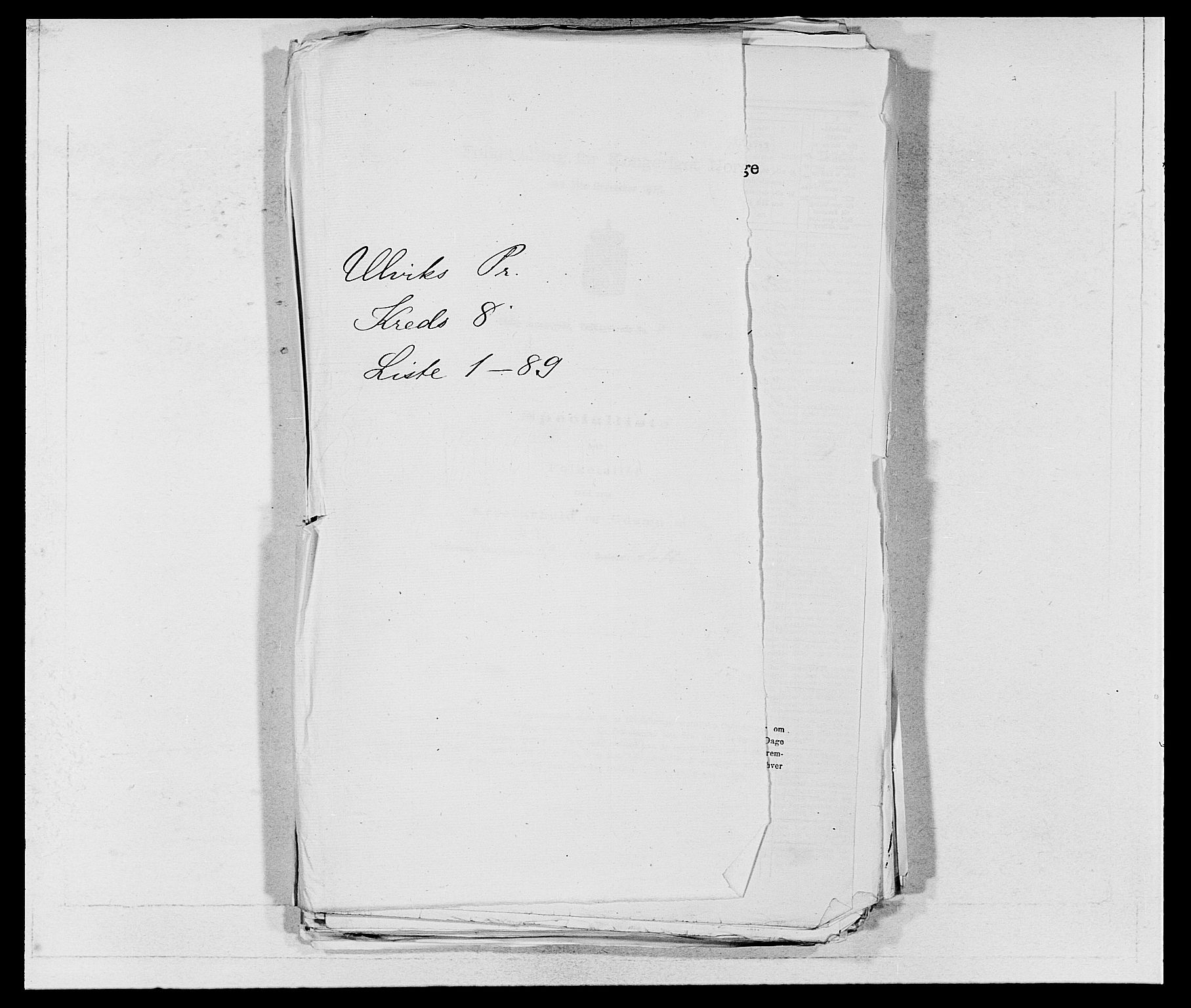 SAB, 1875 census for 1233P Ulvik, 1875, p. 1276