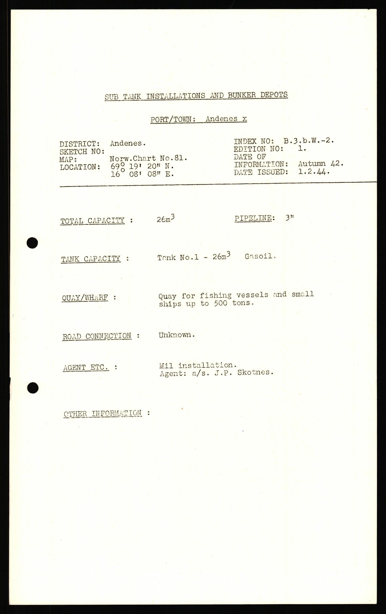 Forsvaret, Forsvarets overkommando II, AV/RA-RAFA-3915/D/Dd/L0011: Nordland I, 1942-1945, p. 428