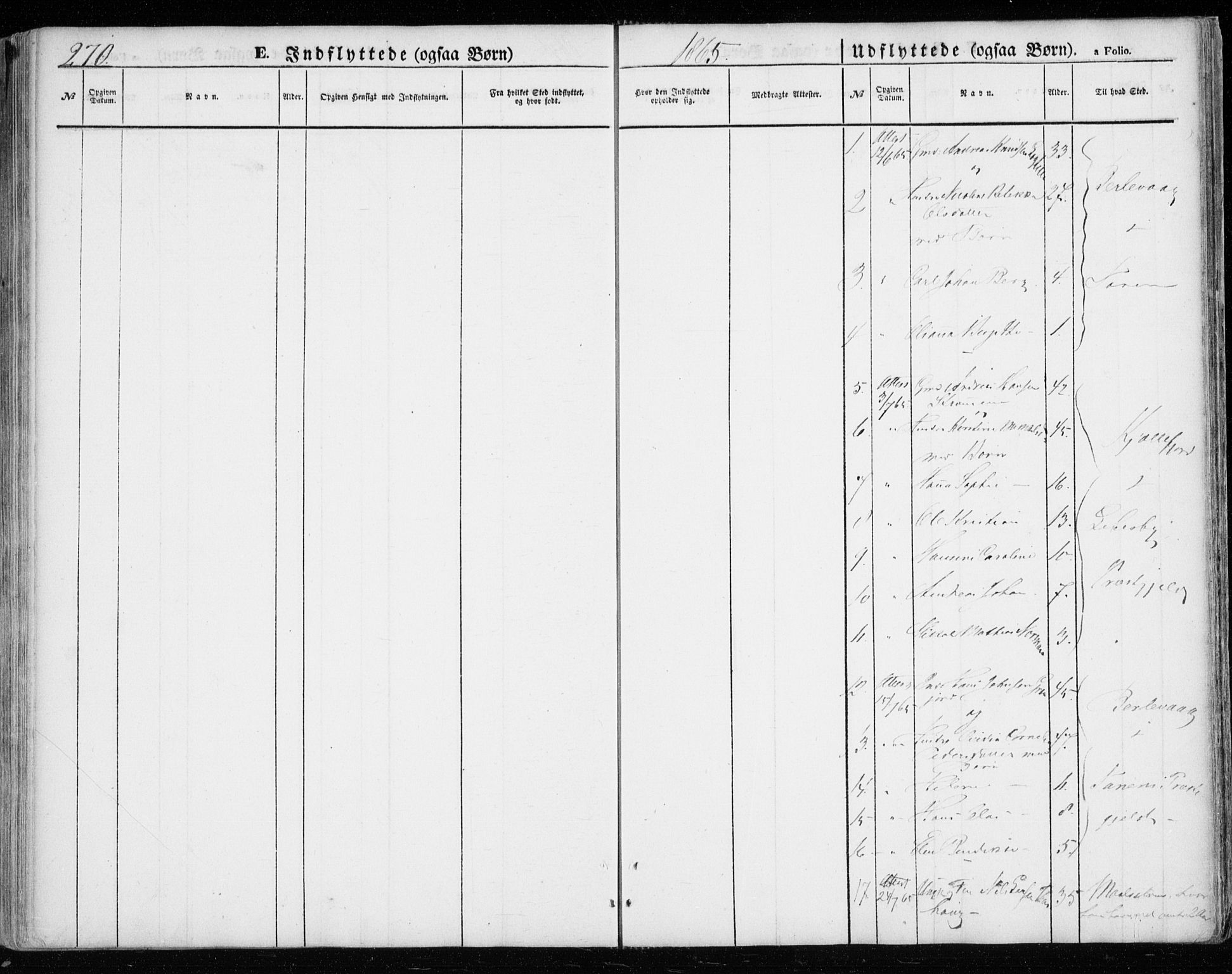 Lenvik sokneprestembete, SATØ/S-1310/H/Ha/Haa/L0007kirke: Parish register (official) no. 7, 1855-1865, p. 270