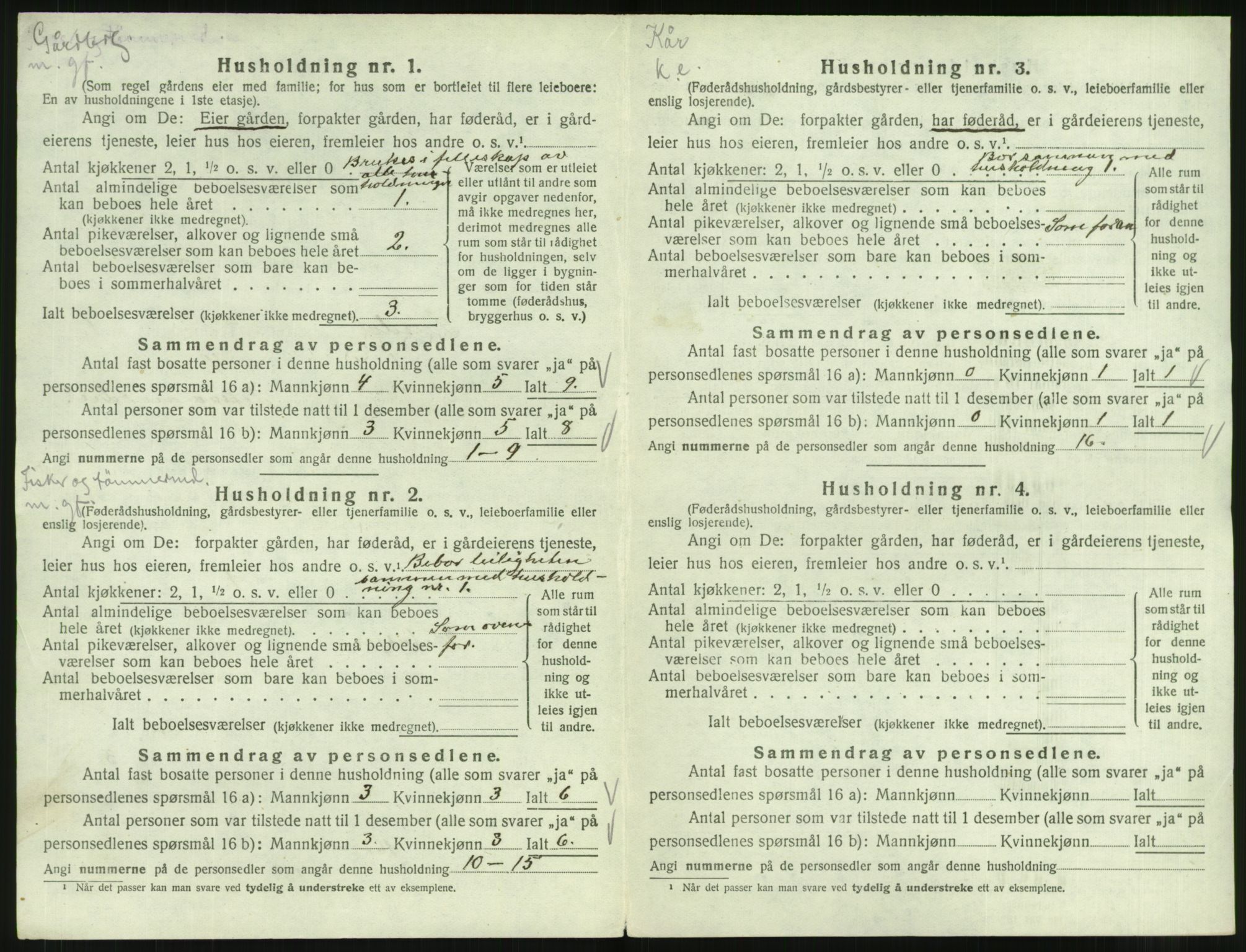 SAT, 1920 census for Saltdal, 1920, p. 60