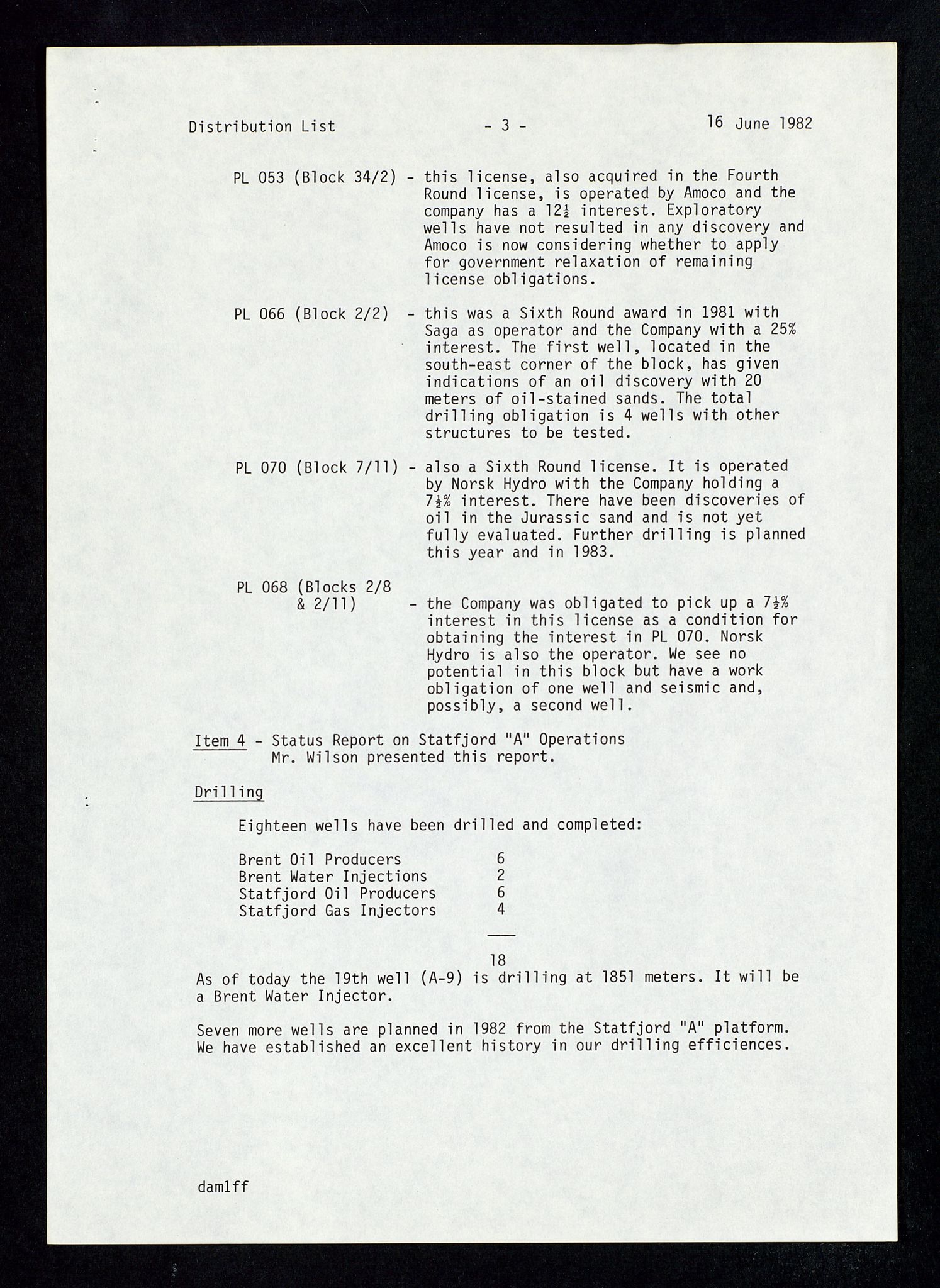 Pa 1578 - Mobil Exploration Norway Incorporated, AV/SAST-A-102024/4/D/Da/L0168: Sak og korrespondanse og styremøter, 1973-1986, p. 149