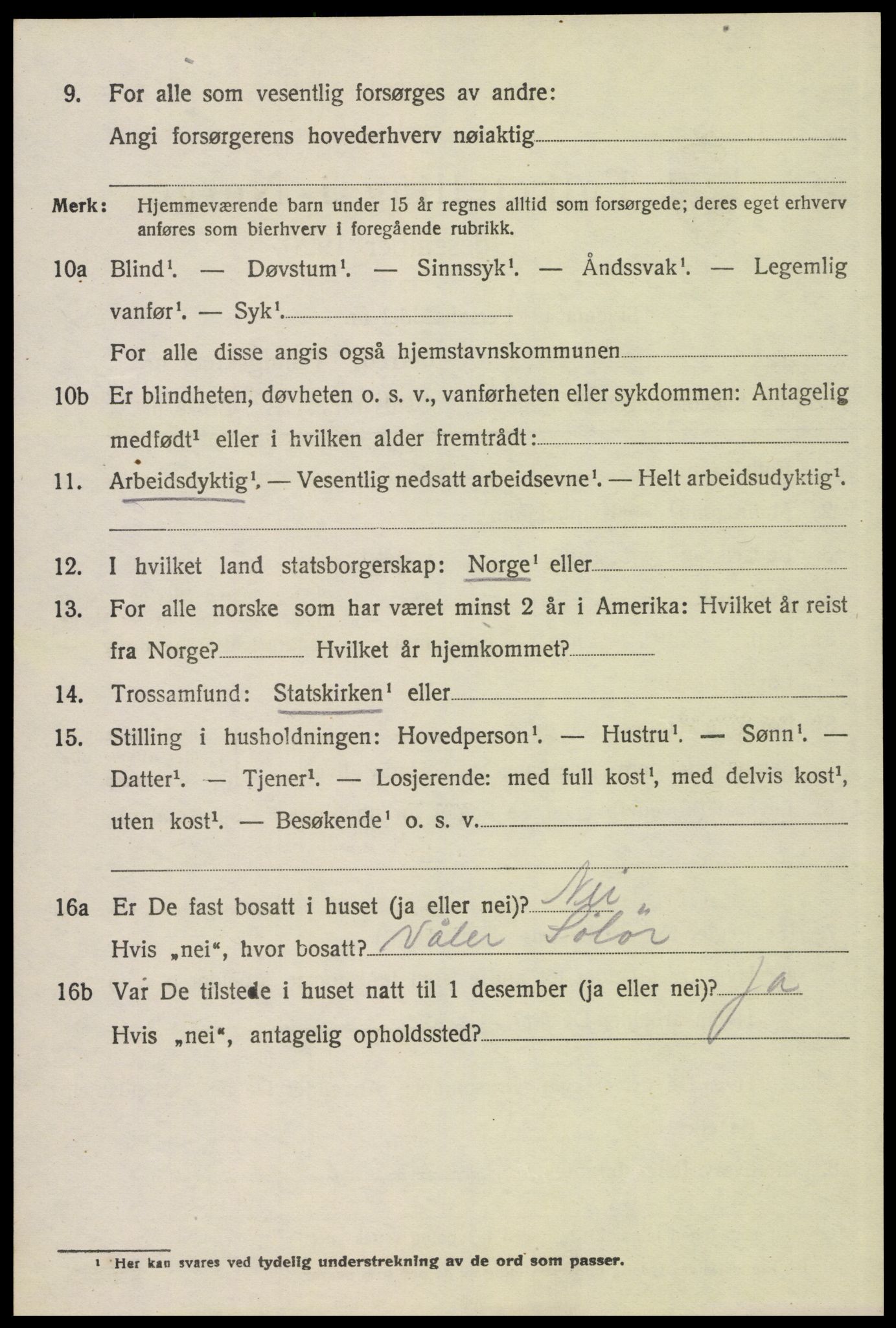 SAH, 1920 census for Åmot, 1920, p. 5838