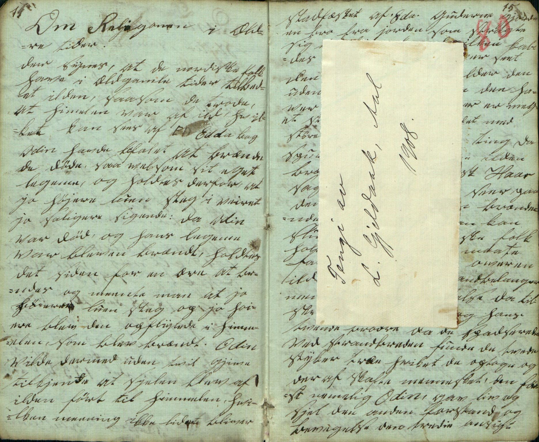 Rikard Berge, TEMU/TGM-A-1003/F/L0005/0031: 160-200 / 189 Delar av handskrivne bøker, 1908, p. 79-80