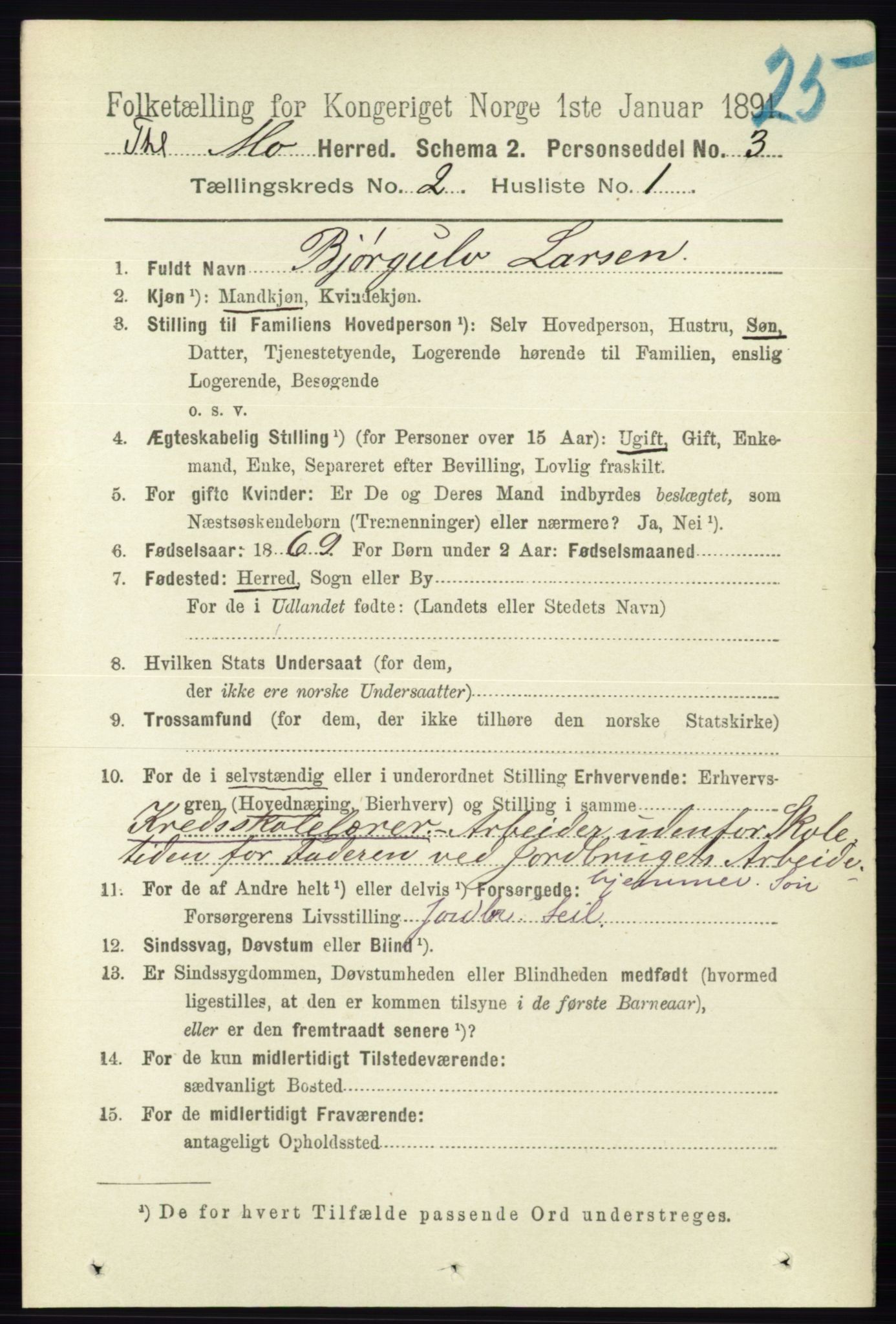 RA, 1891 census for 0832 Mo, 1891, p. 534