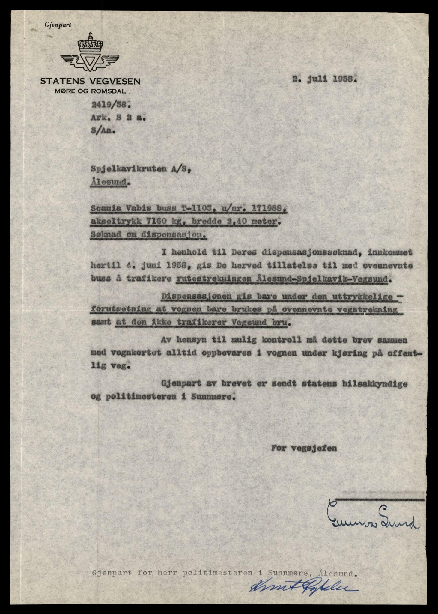 Møre og Romsdal vegkontor - Ålesund trafikkstasjon, AV/SAT-A-4099/F/Fe/L0010: Registreringskort for kjøretøy T 1050 - T 1169, 1927-1998, p. 1568