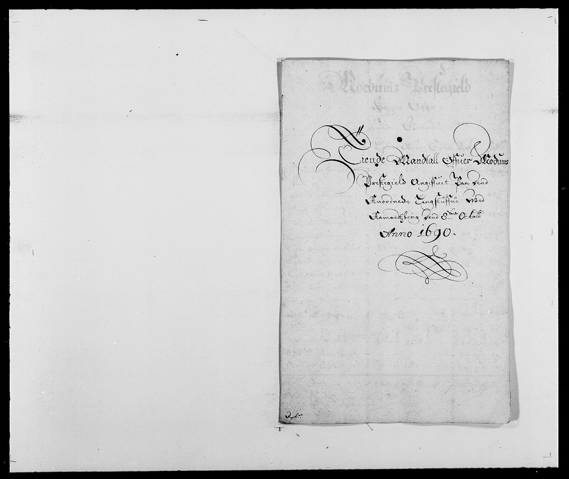 Rentekammeret inntil 1814, Reviderte regnskaper, Fogderegnskap, RA/EA-4092/R25/L1680: Fogderegnskap Buskerud, 1689-1690, p. 263