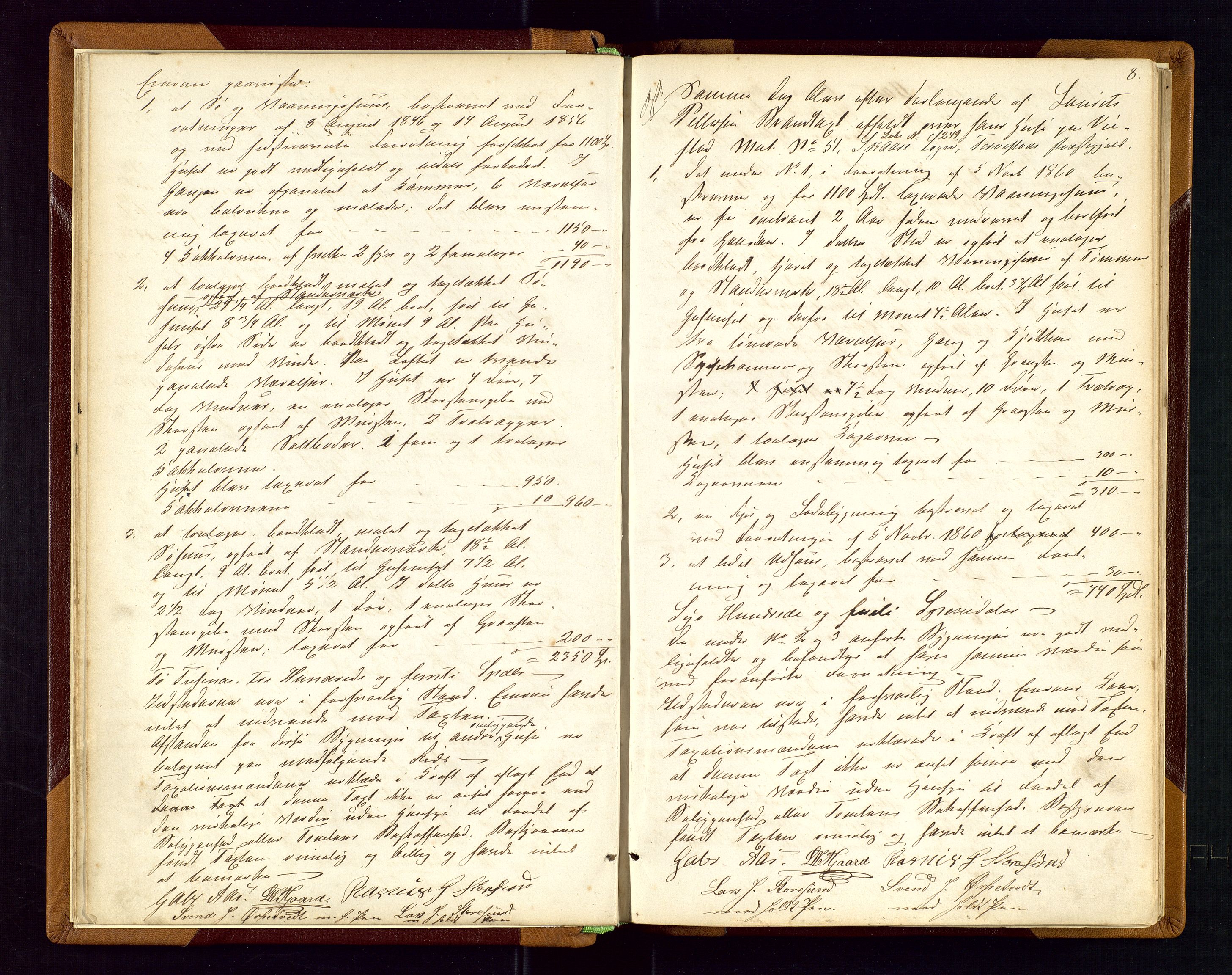 Torvestad lensmannskontor, AV/SAST-A-100307/1/Goa/L0001: "Brandtaxationsprotokol for Torvestad Thinglag", 1867-1883, p. 7b-8a