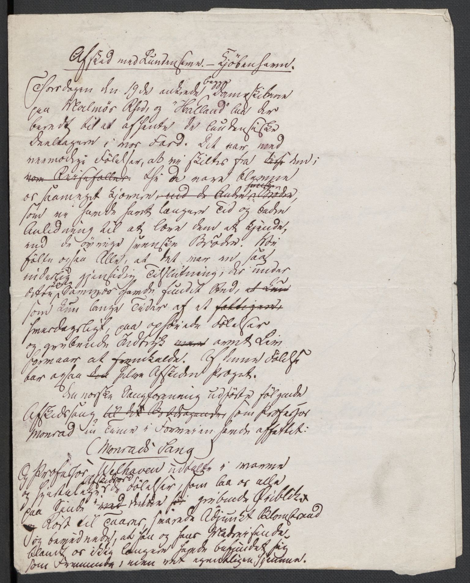 Botten-Hansen, Paul, AV/RA-PA-0017/F/L0002/0004: Forskjellige papirer: / Manuskripter av Botten-Hansen samt andre, 1824-1869, p. 5