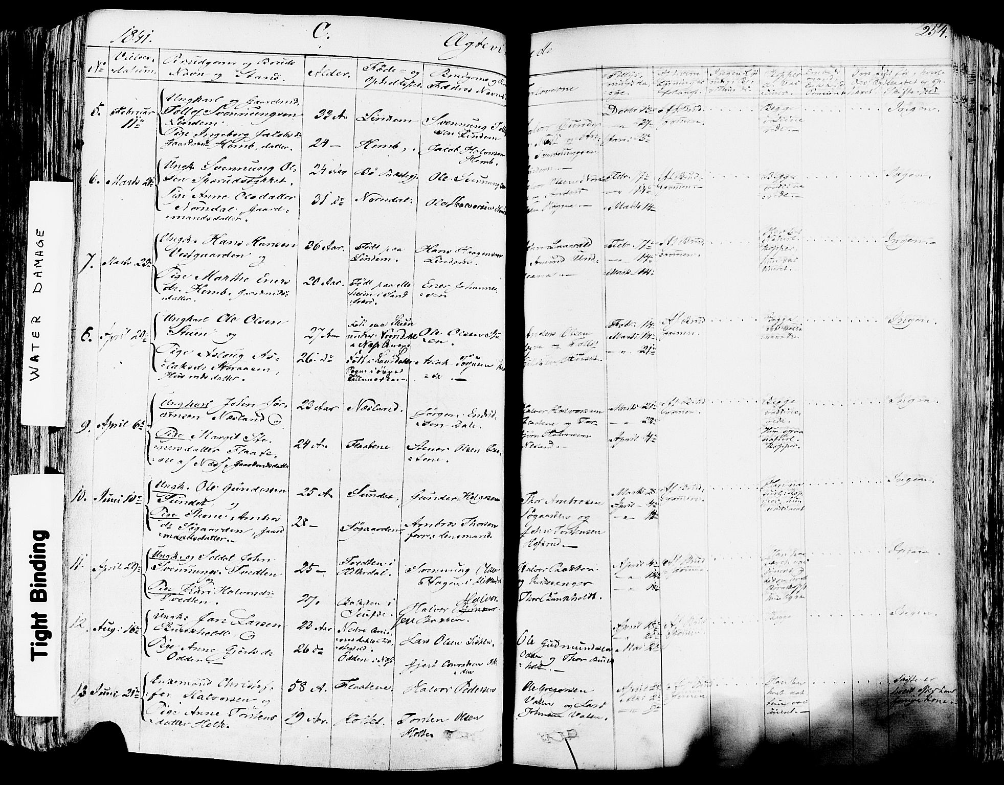 Sauherad kirkebøker, SAKO/A-298/F/Fa/L0006: Parish register (official) no. I 6, 1827-1850, p. 254