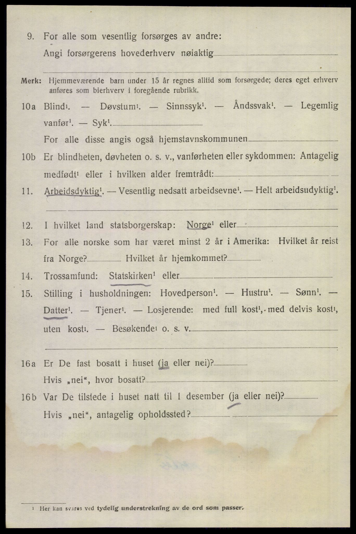 SAKO, 1920 census for Flesberg, 1920, p. 3838