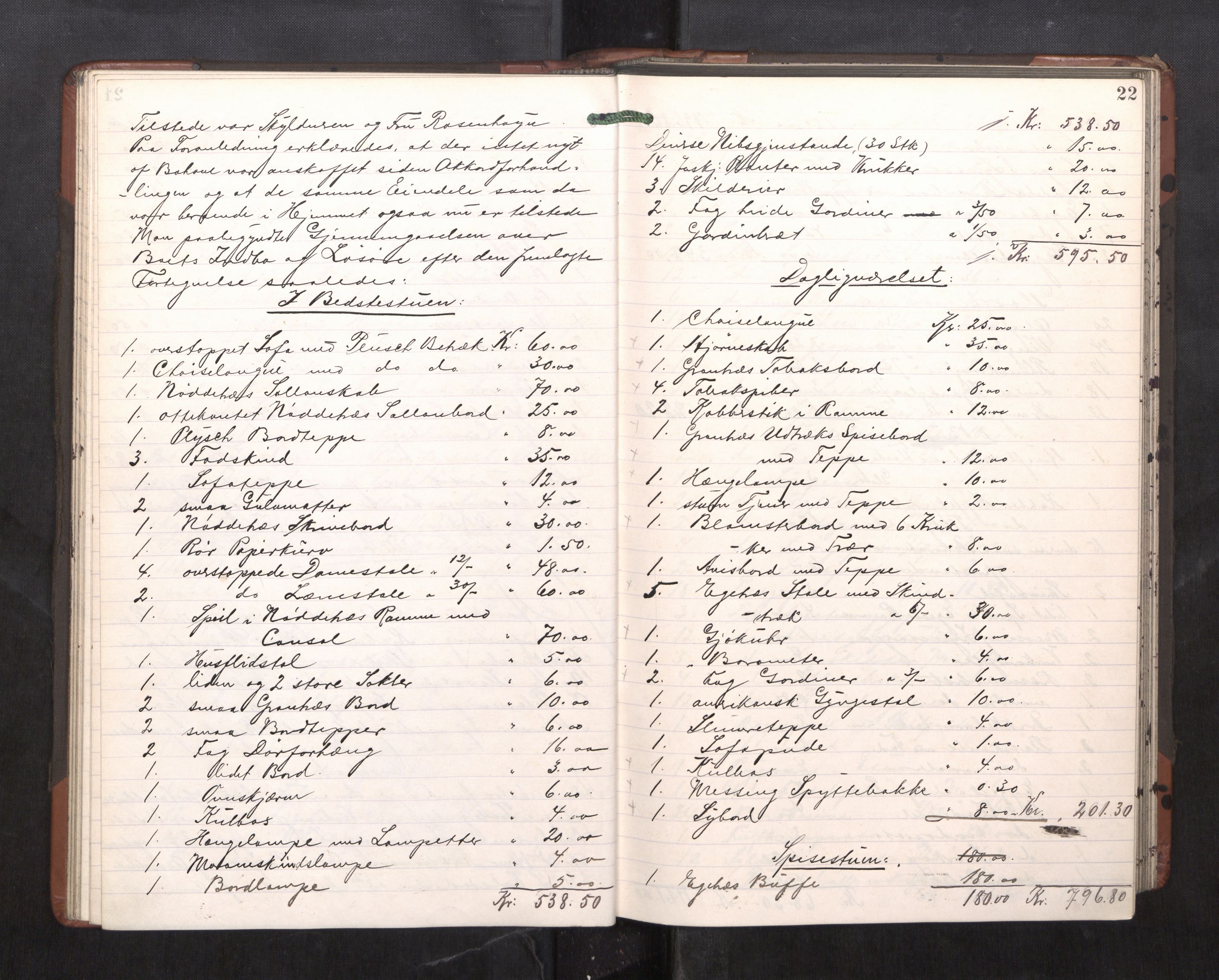 Trondheim byfogd, AV/SAT-A-0003/1/3/3C/L0023: Skifteregistreringsprotokoll - 11/2-15/5. (u/ register), 1905-1907, p. 22