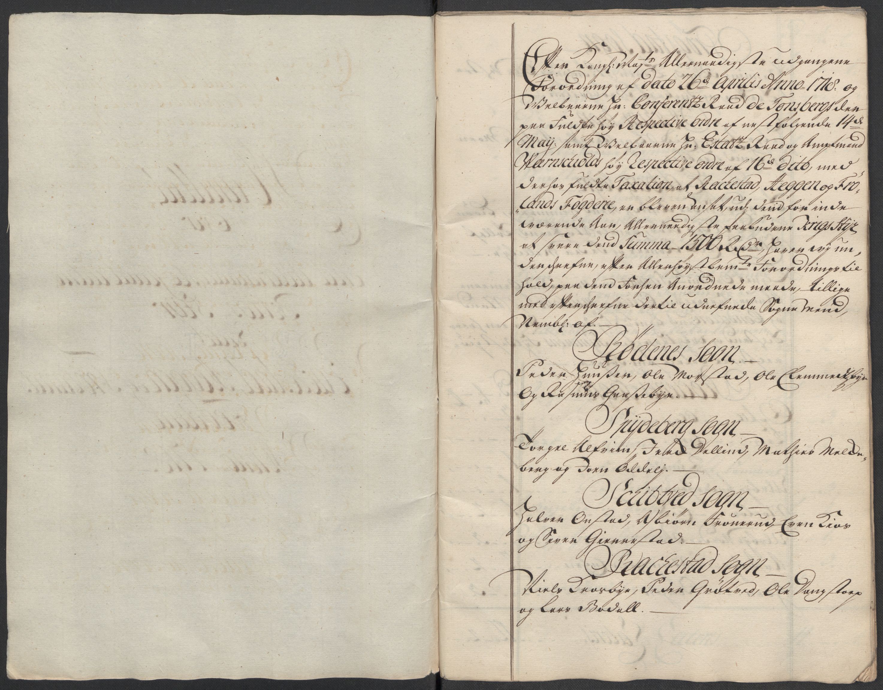 Rentekammeret inntil 1814, Reviderte regnskaper, Fogderegnskap, AV/RA-EA-4092/R07/L0315: Fogderegnskap Rakkestad, Heggen og Frøland, 1718, p. 54