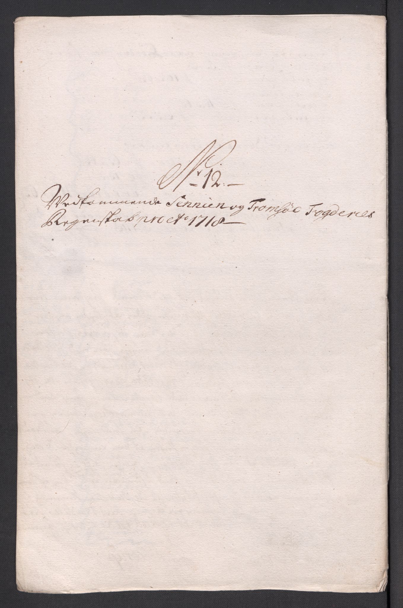 Rentekammeret inntil 1814, Reviderte regnskaper, Fogderegnskap, AV/RA-EA-4092/R68/L4764: Fogderegnskap Senja og Troms, 1718, p. 115