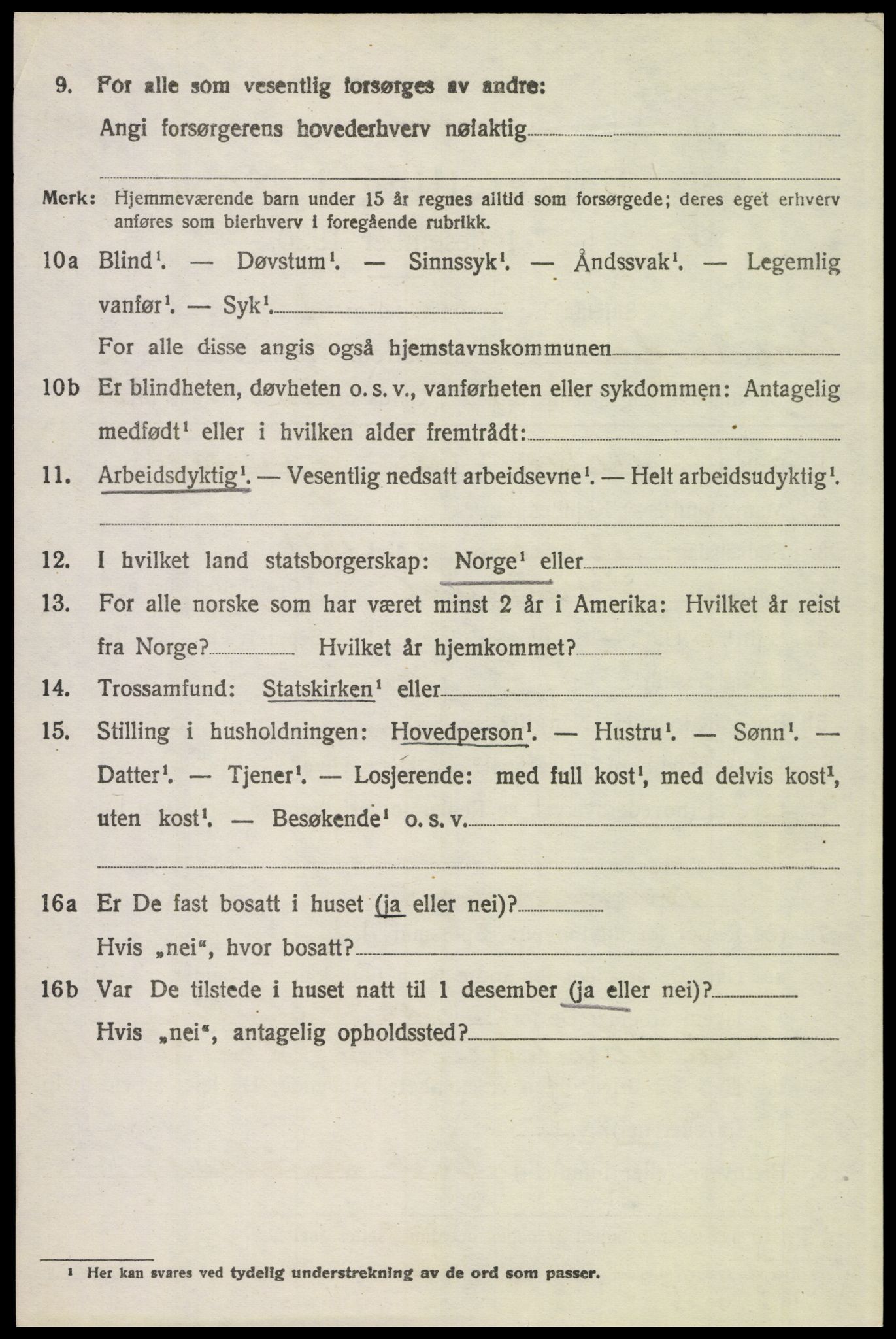 SAH, 1920 census for Øvre Rendal, 1920, p. 932