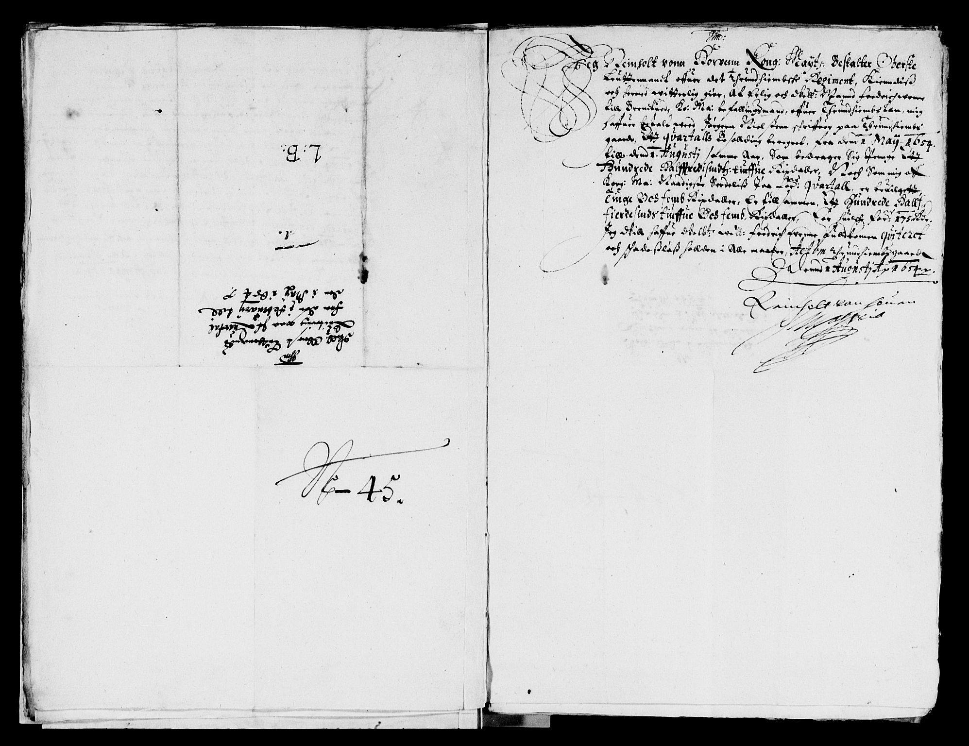 Rentekammeret inntil 1814, Reviderte regnskaper, Lensregnskaper, AV/RA-EA-5023/R/Rb/Rbw/L0119: Trondheim len, 1654-1656