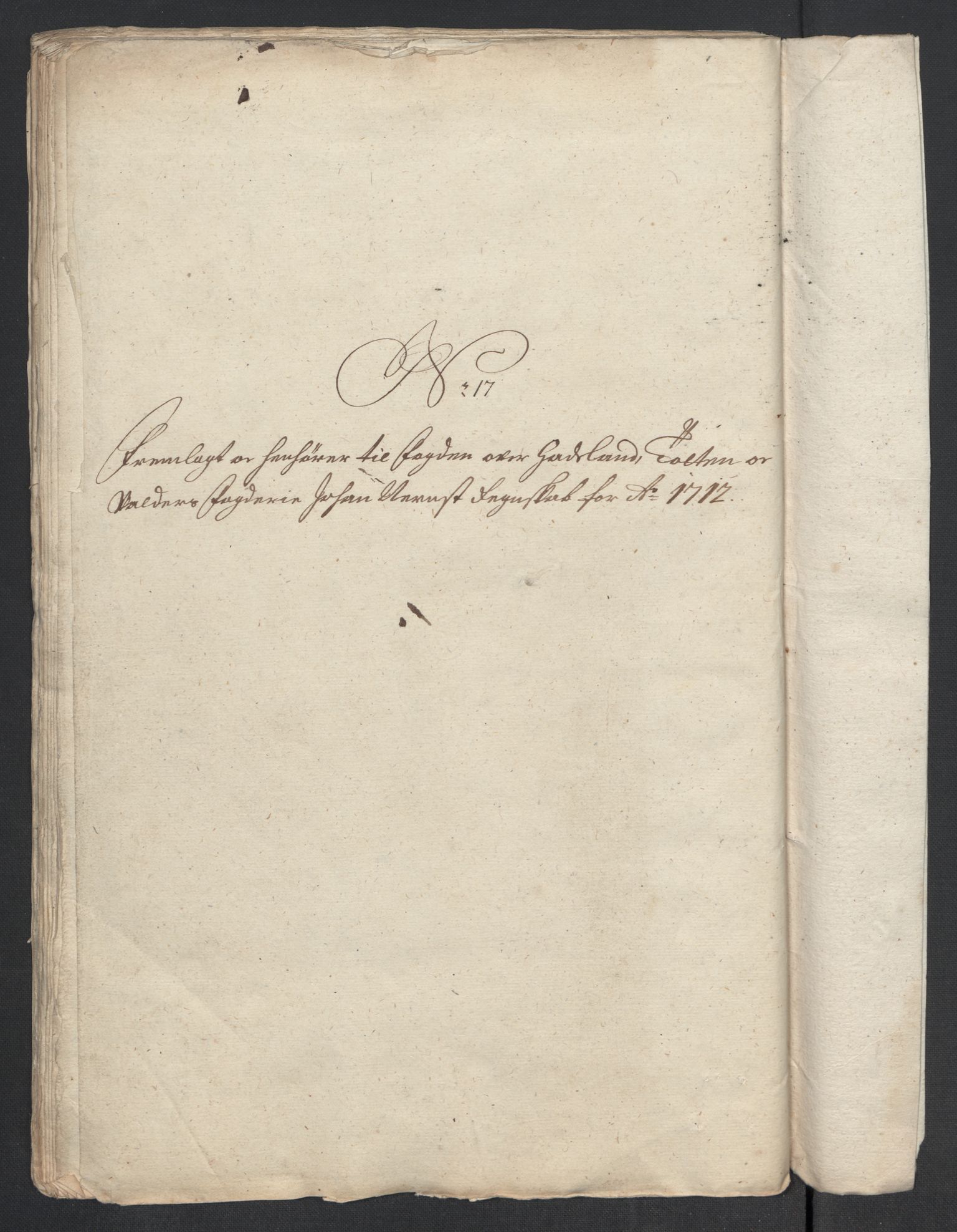 Rentekammeret inntil 1814, Reviderte regnskaper, Fogderegnskap, RA/EA-4092/R18/L1309: Fogderegnskap Hadeland, Toten og Valdres, 1712, p. 405