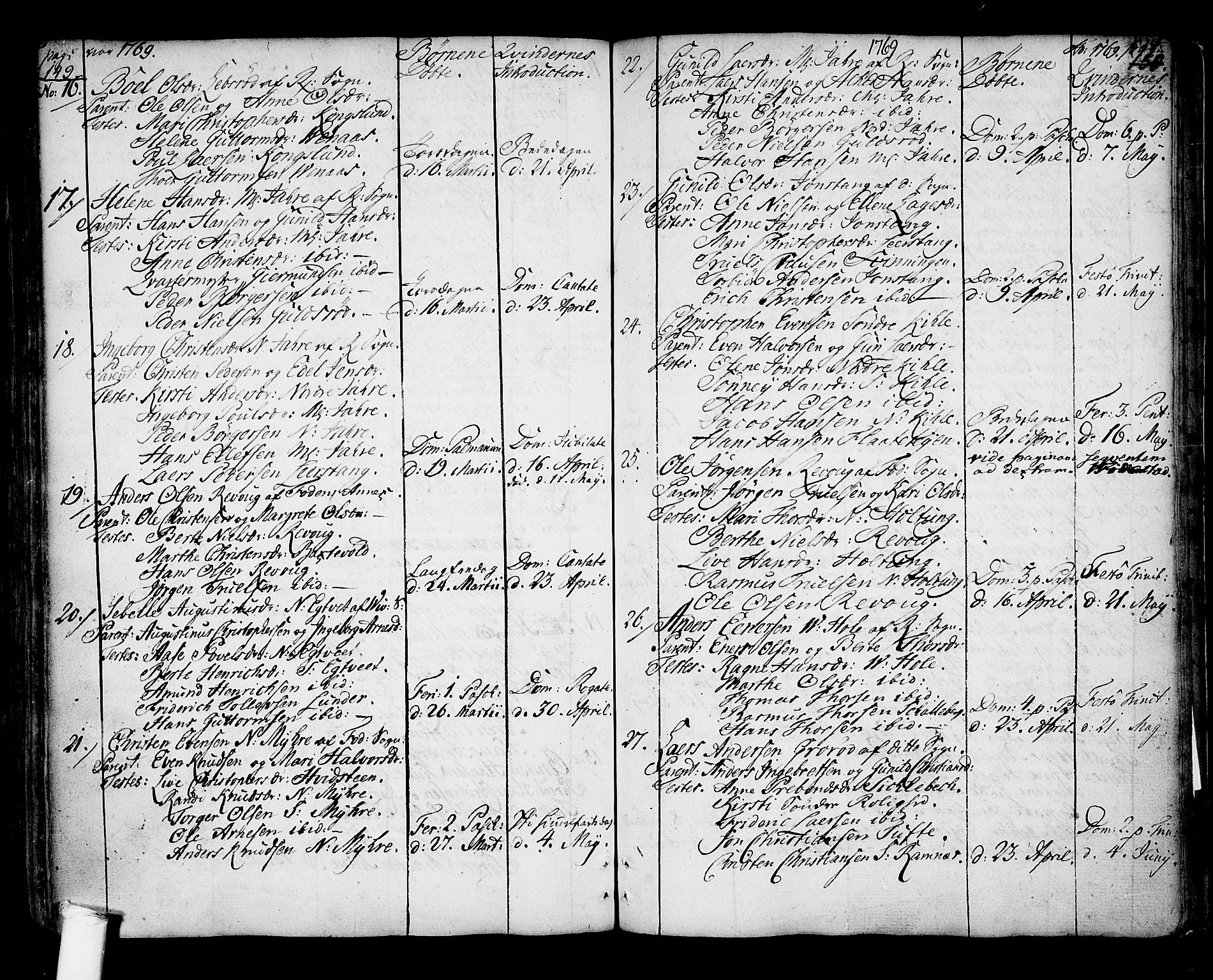 Ramnes kirkebøker, AV/SAKO-A-314/F/Fa/L0001: Parish register (official) no. I 1, 1732-1774, p. 174