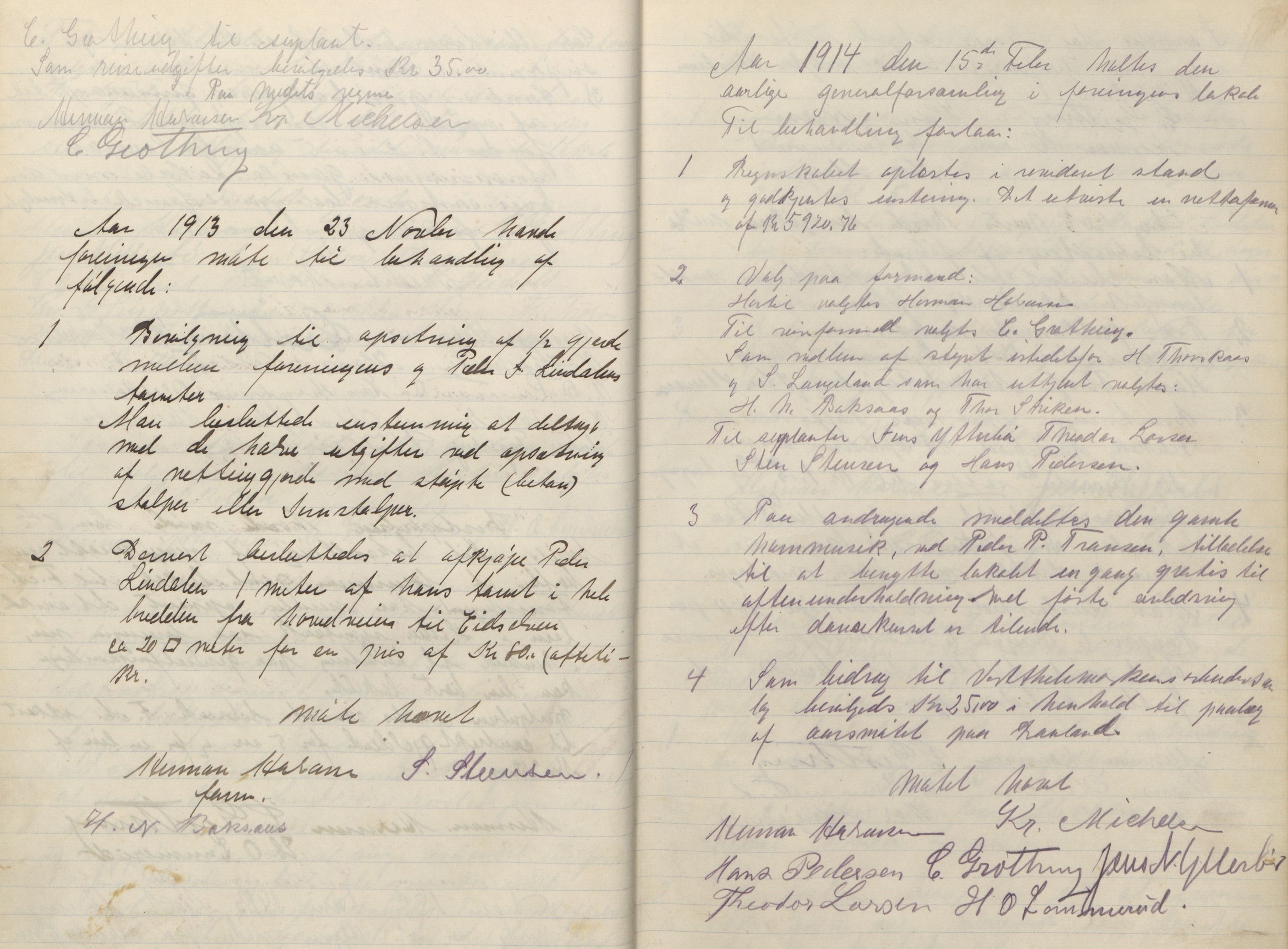 Ulefoss og Omegns Arbeiderforening , AAT/AAT-819011/A/L0002: Møtebok, 1904-1929