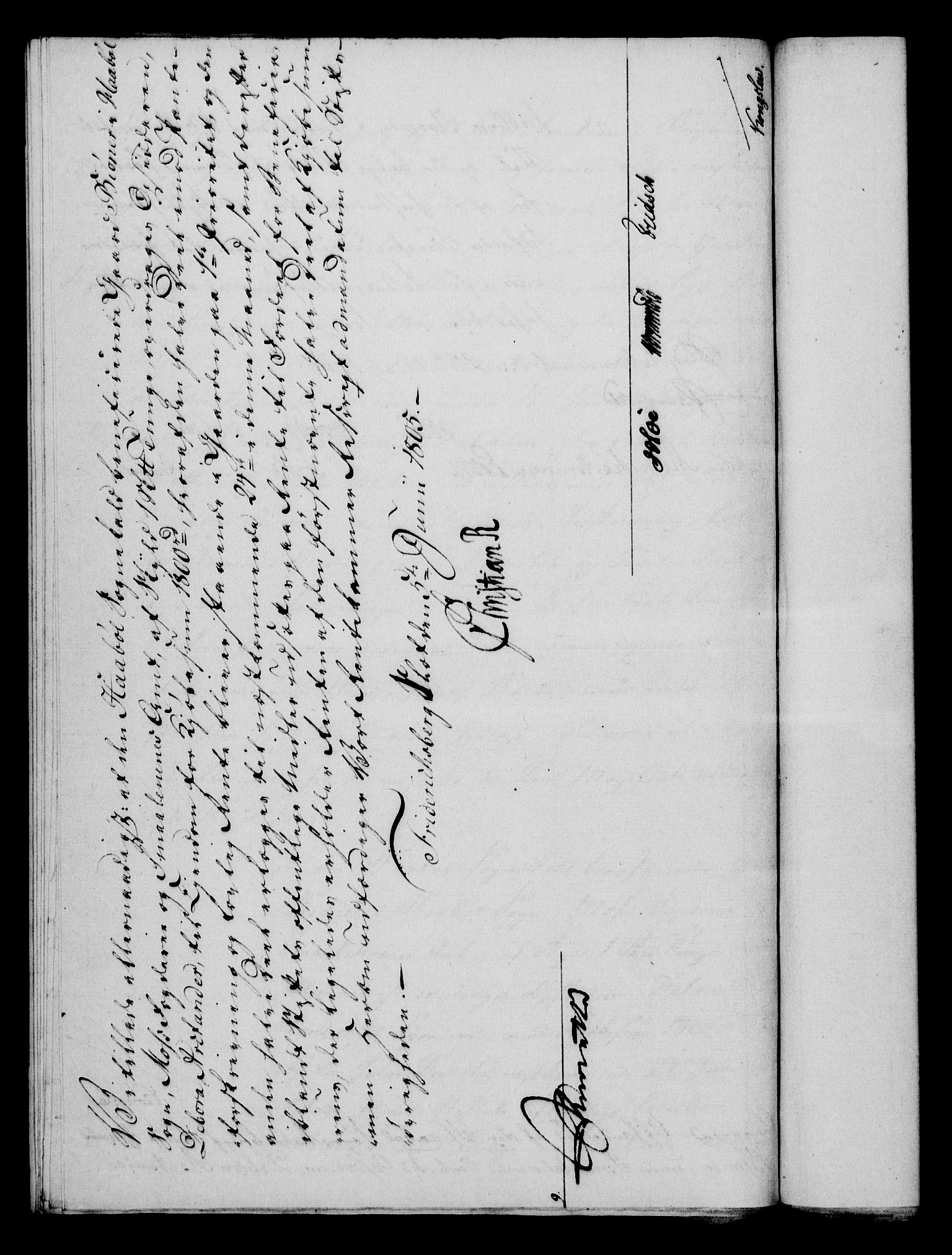 Rentekammeret, Kammerkanselliet, AV/RA-EA-3111/G/Gf/Gfa/L0087: Norsk relasjons- og resolusjonsprotokoll (merket RK 52.87), 1805, p. 333
