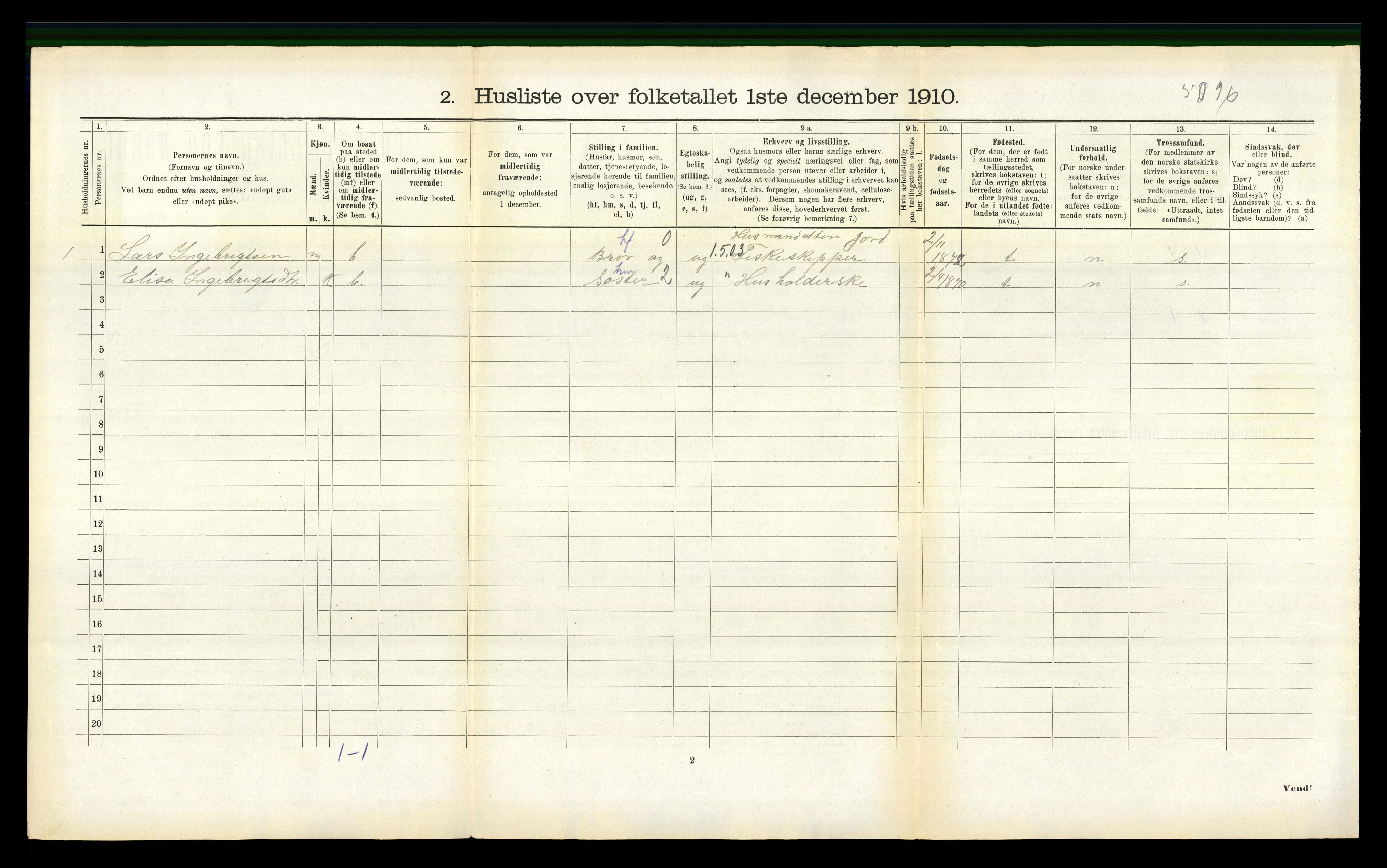 RA, 1910 census for Herøy, 1910, p. 1109