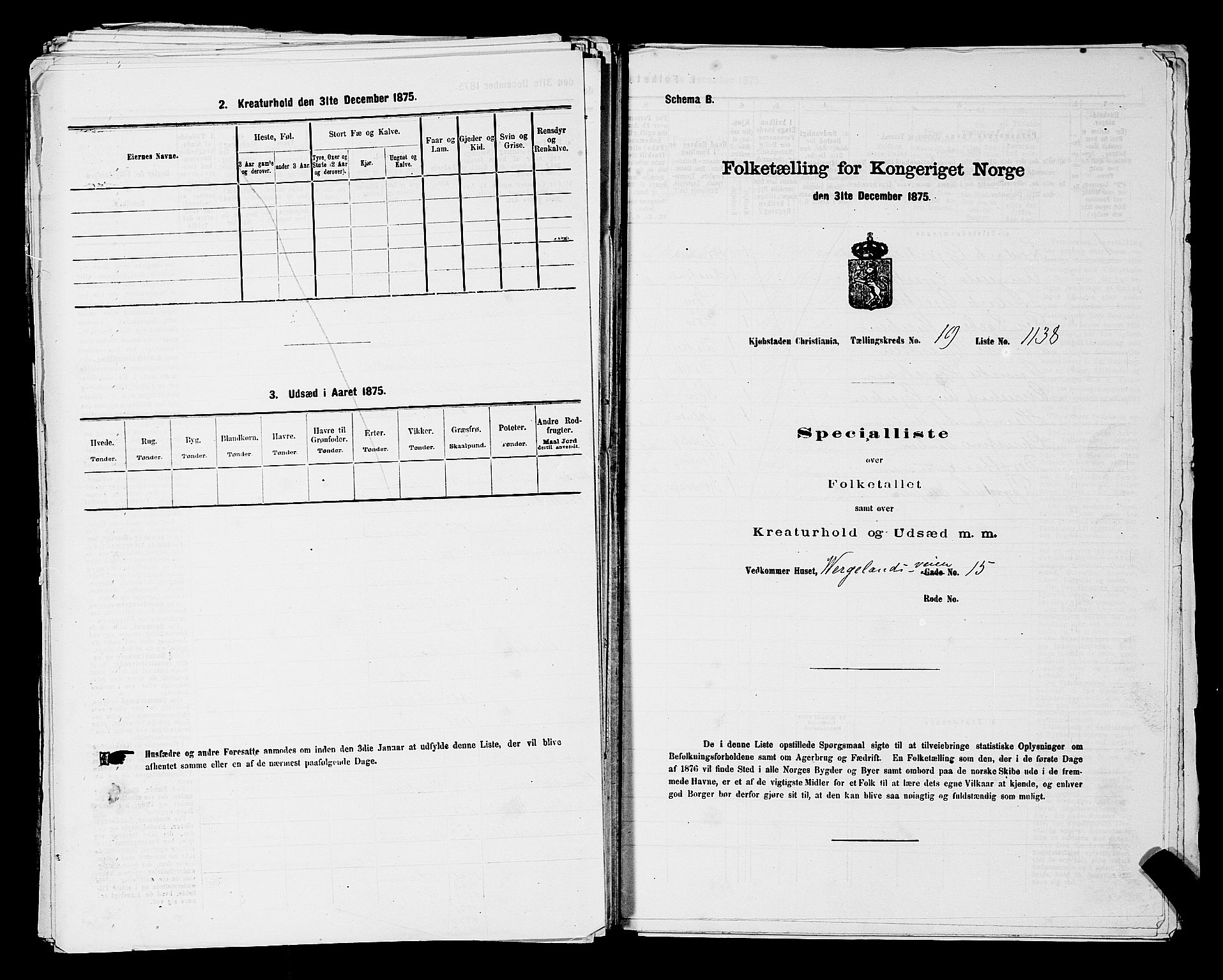 RA, 1875 census for 0301 Kristiania, 1875, p. 3571