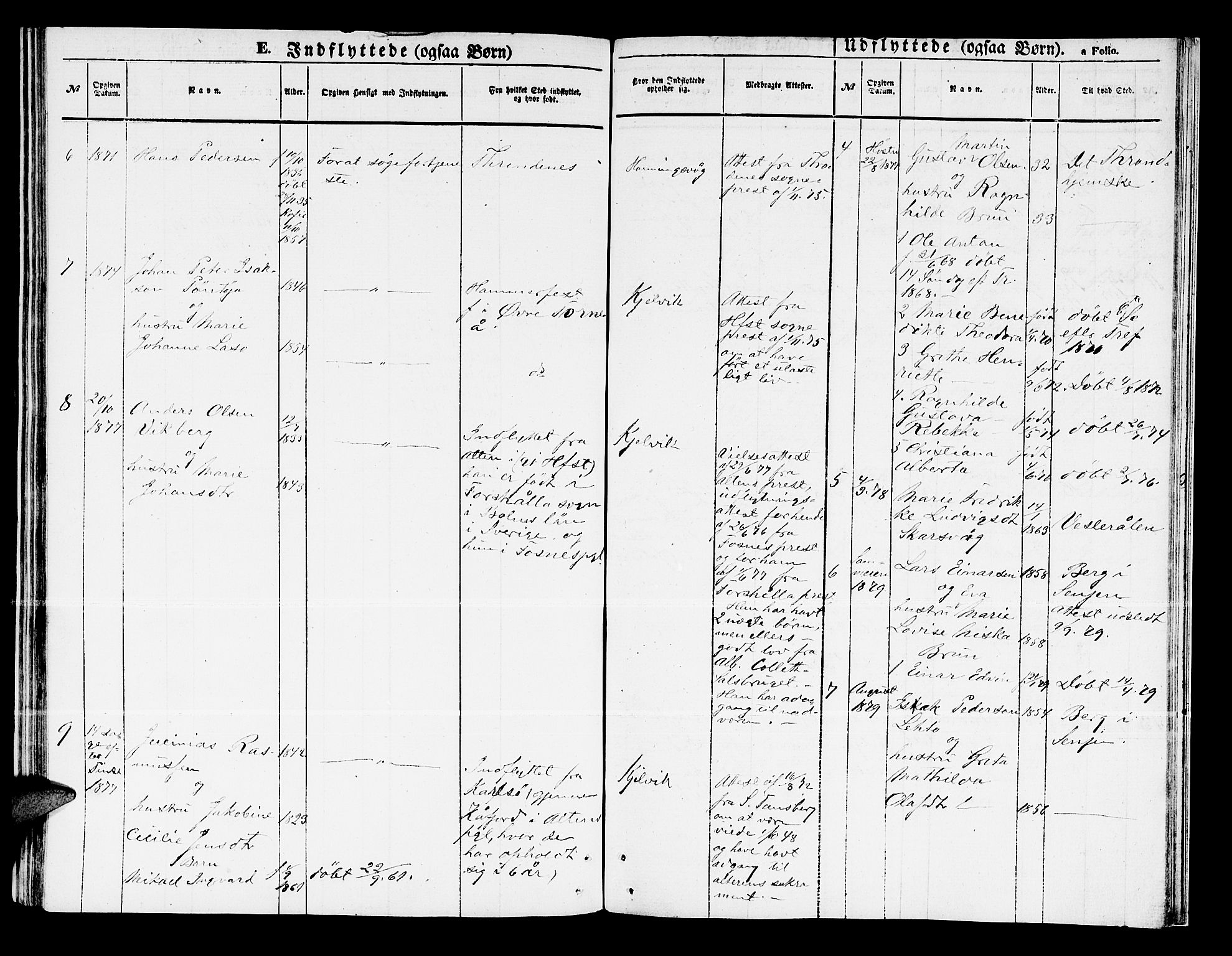 Måsøy sokneprestkontor, SATØ/S-1348/H/Hb/L0003klokker: Parish register (copy) no. 3, 1861-1886