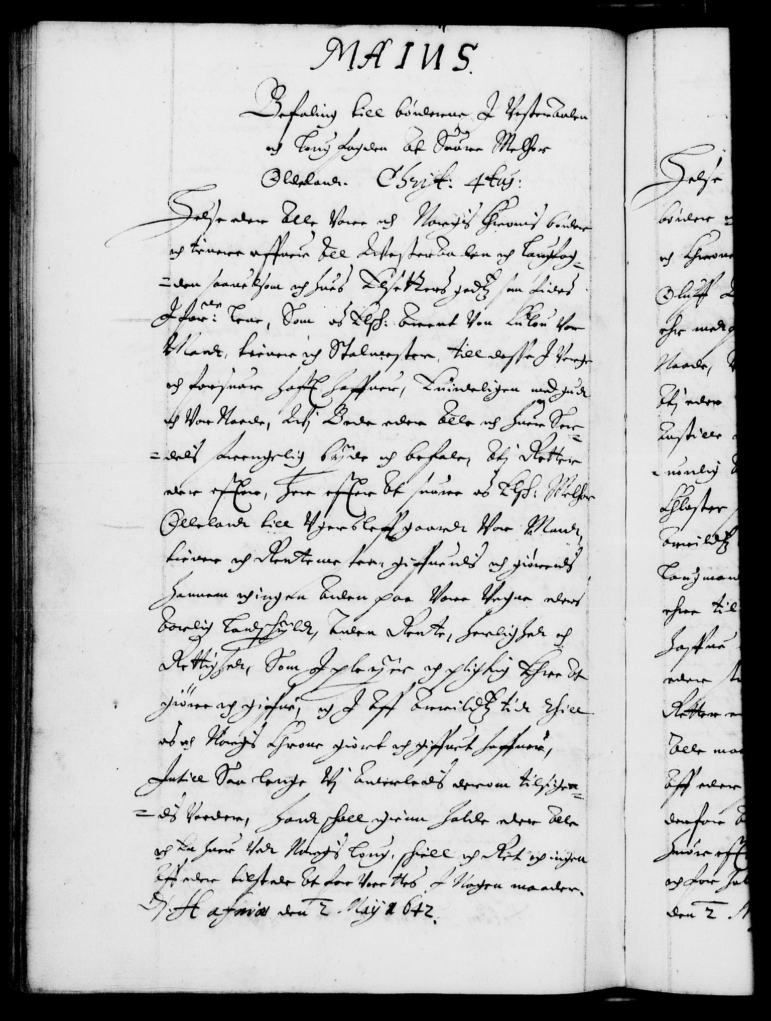 Danske Kanselli 1572-1799, RA/EA-3023/F/Fc/Fca/Fcaa/L0006: Norske registre (mikrofilm), 1637-1642, p. 430b
