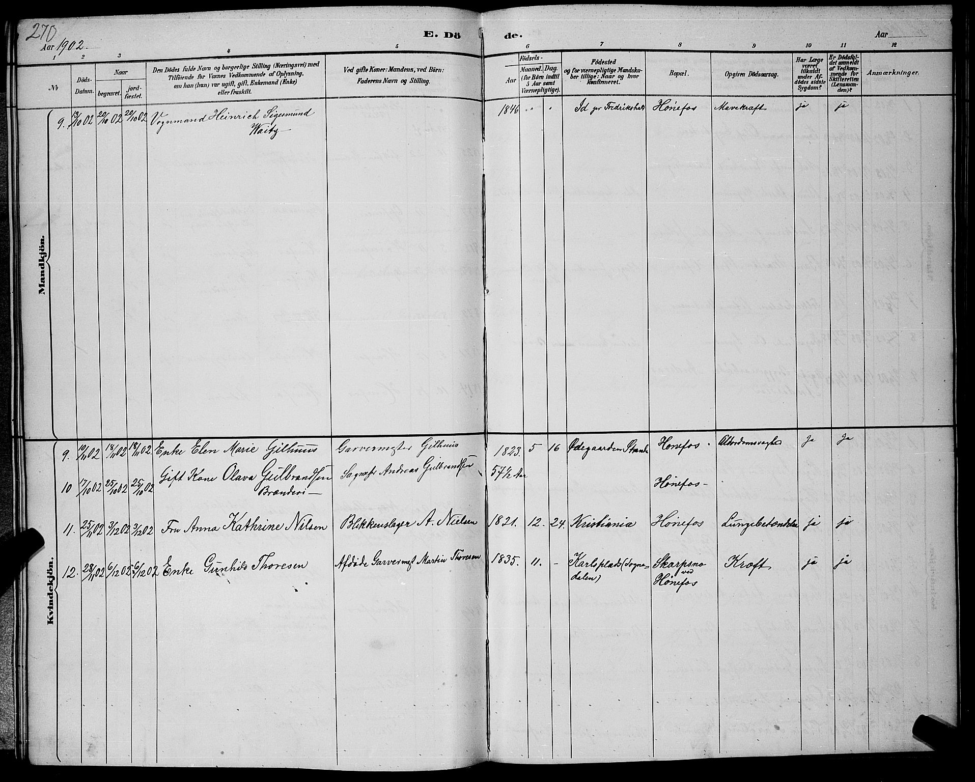 Hønefoss kirkebøker, SAKO/A-609/G/Ga/L0002: Parish register (copy) no. 2, 1888-1904