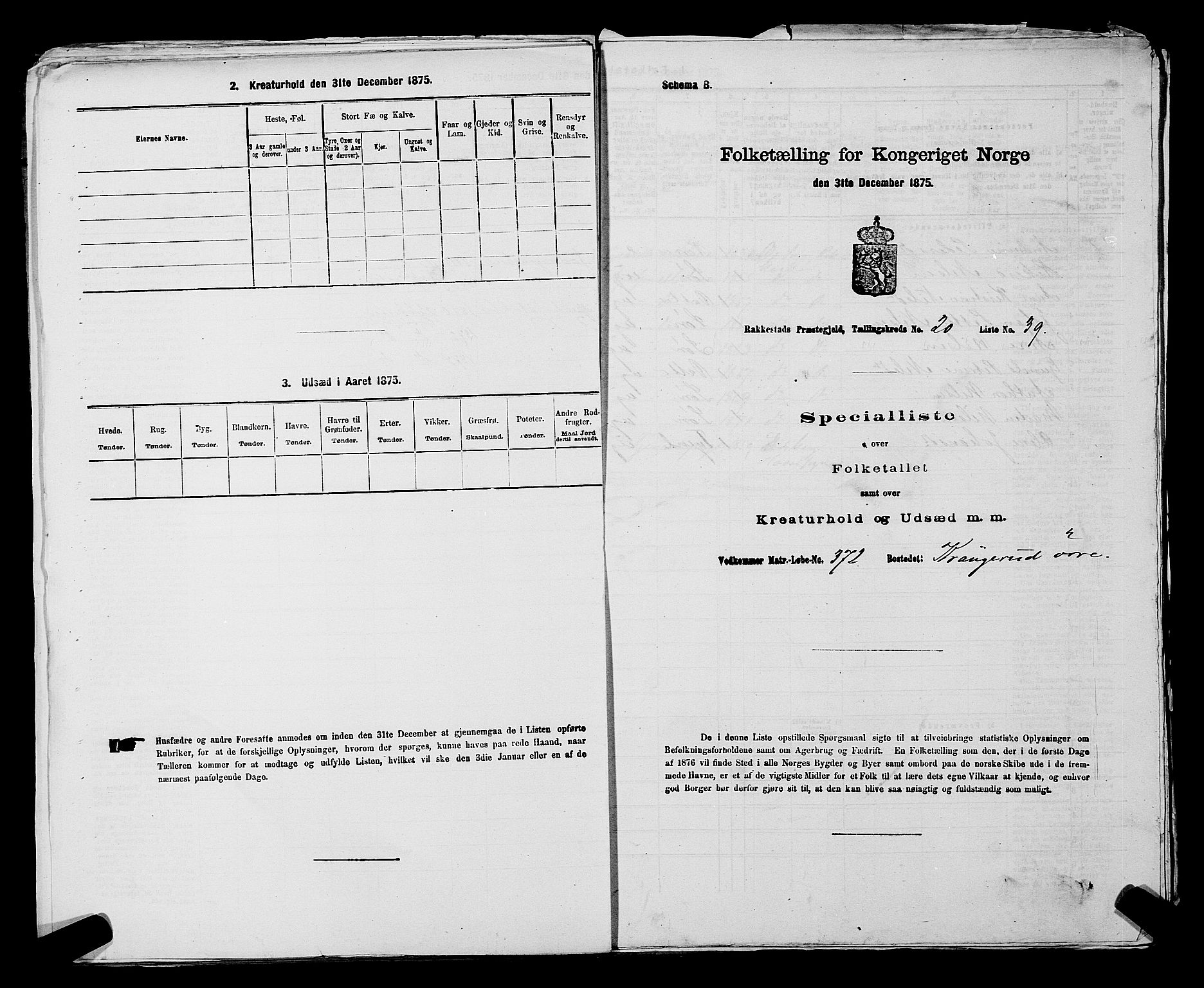 RA, 1875 census for 0128P Rakkestad, 1875, p. 2190