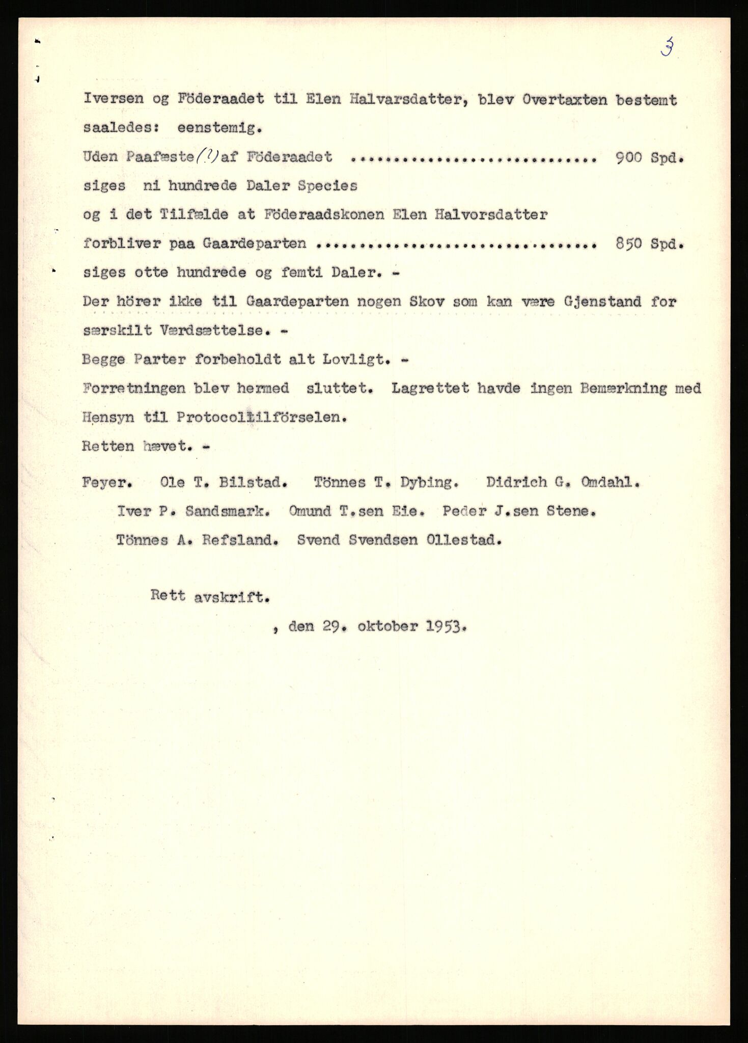 Statsarkivet i Stavanger, AV/SAST-A-101971/03/Y/Yj/L0035: Avskrifter sortert etter gårdsnavn: Helleland - Hersdal, 1750-1930, p. 15