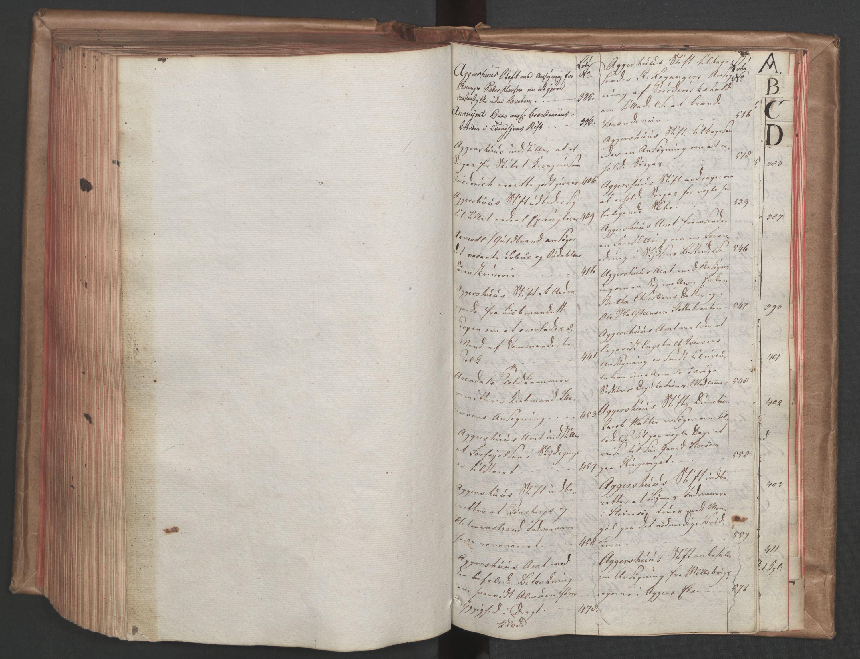 Stattholderembetet 1810-1814, 1. kontor (Kontor A), AV/RA-EA-2872/Ab/L0002: Referatprotokoll,  j.nr. 310-1243,  l.nr. 380-1588, 1811, p. 330